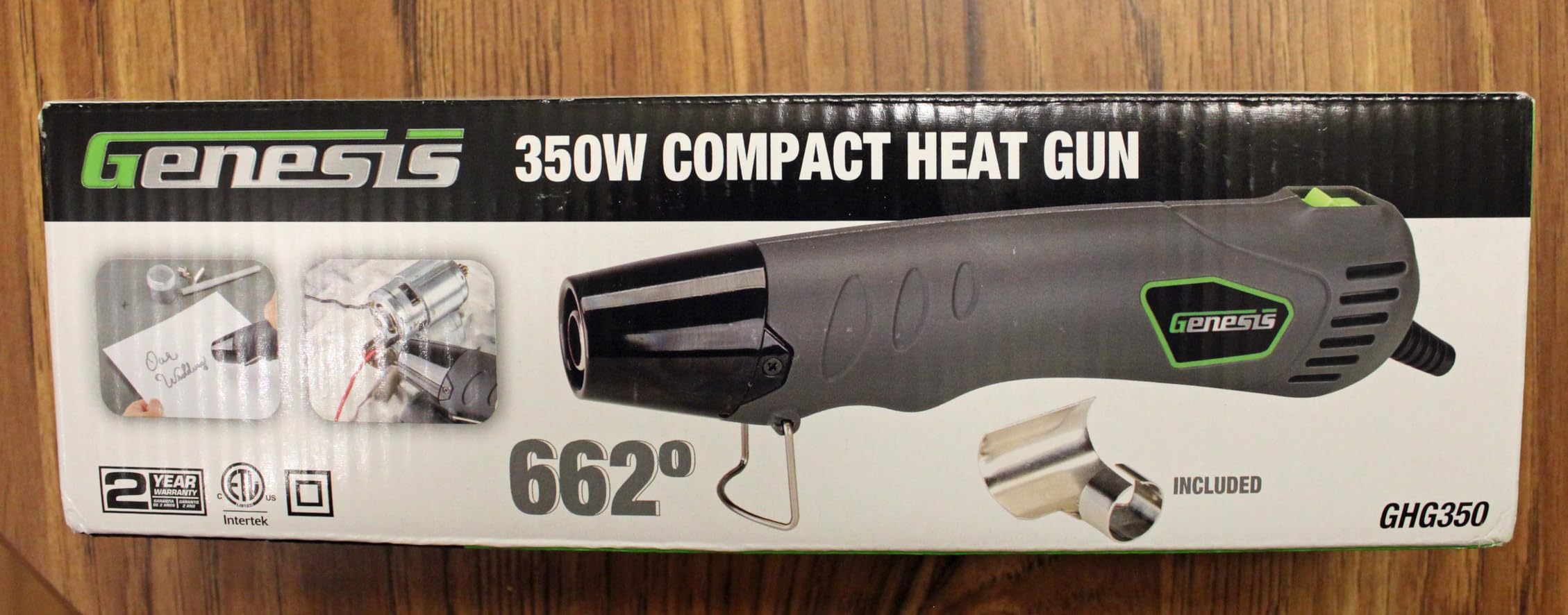 GHG1500A Dual Temperature Heat Gun Kit With Fast Heat High And Low Settings 572°F/1000°F, Air Reduction Nozzle, Reflector Nozzle, And Two Deflector Nozzles with 2 Year Warranty customer photo 2