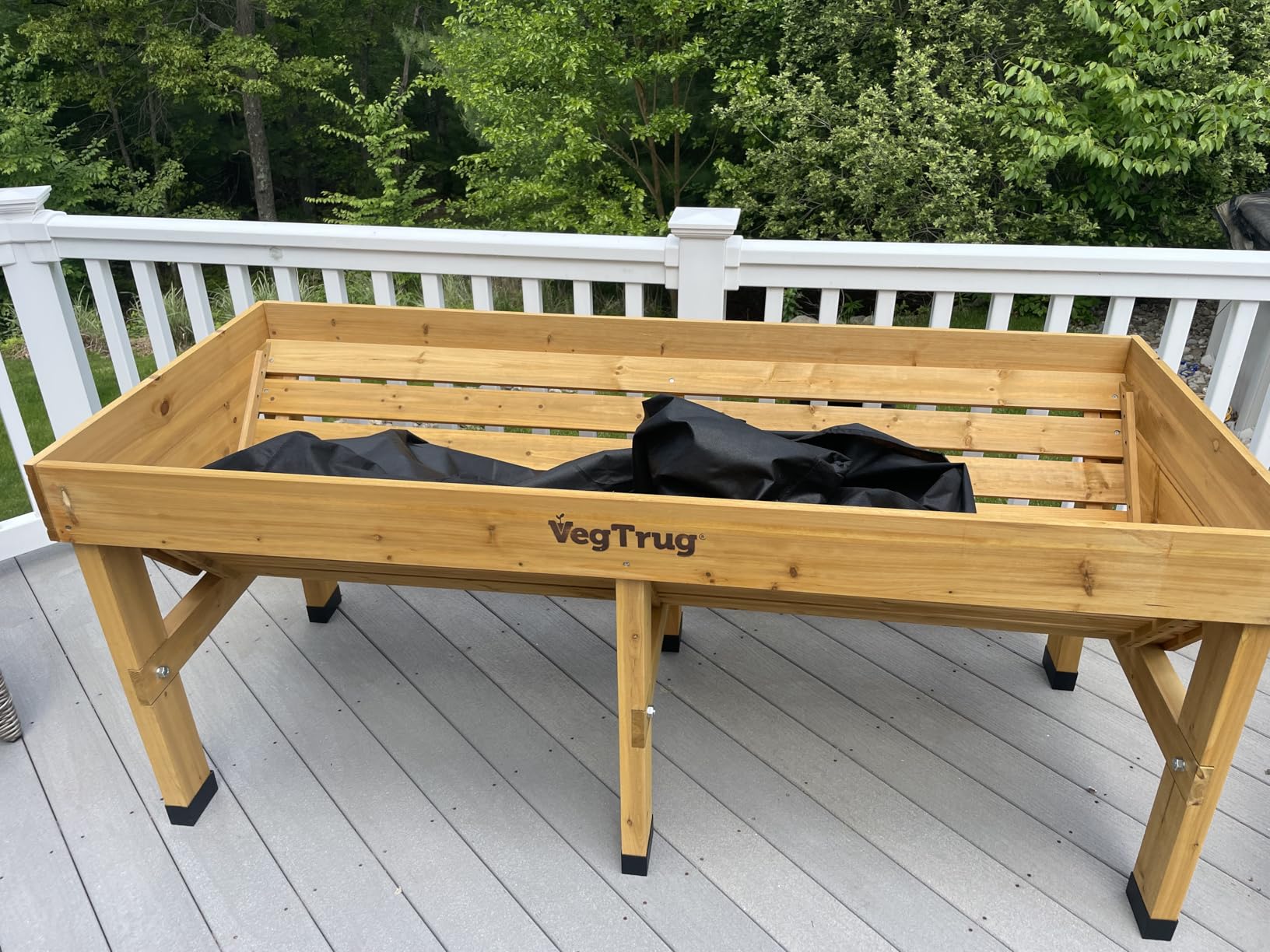 VegTrug Classic Raised Bed, Natural, Medium 1.8m - Cedar Wood V-Shaped Raised Garden Bed for Outdoor Gardening - Ergonomic Design for Balcony, Patio & Small Spaces customer photo 1