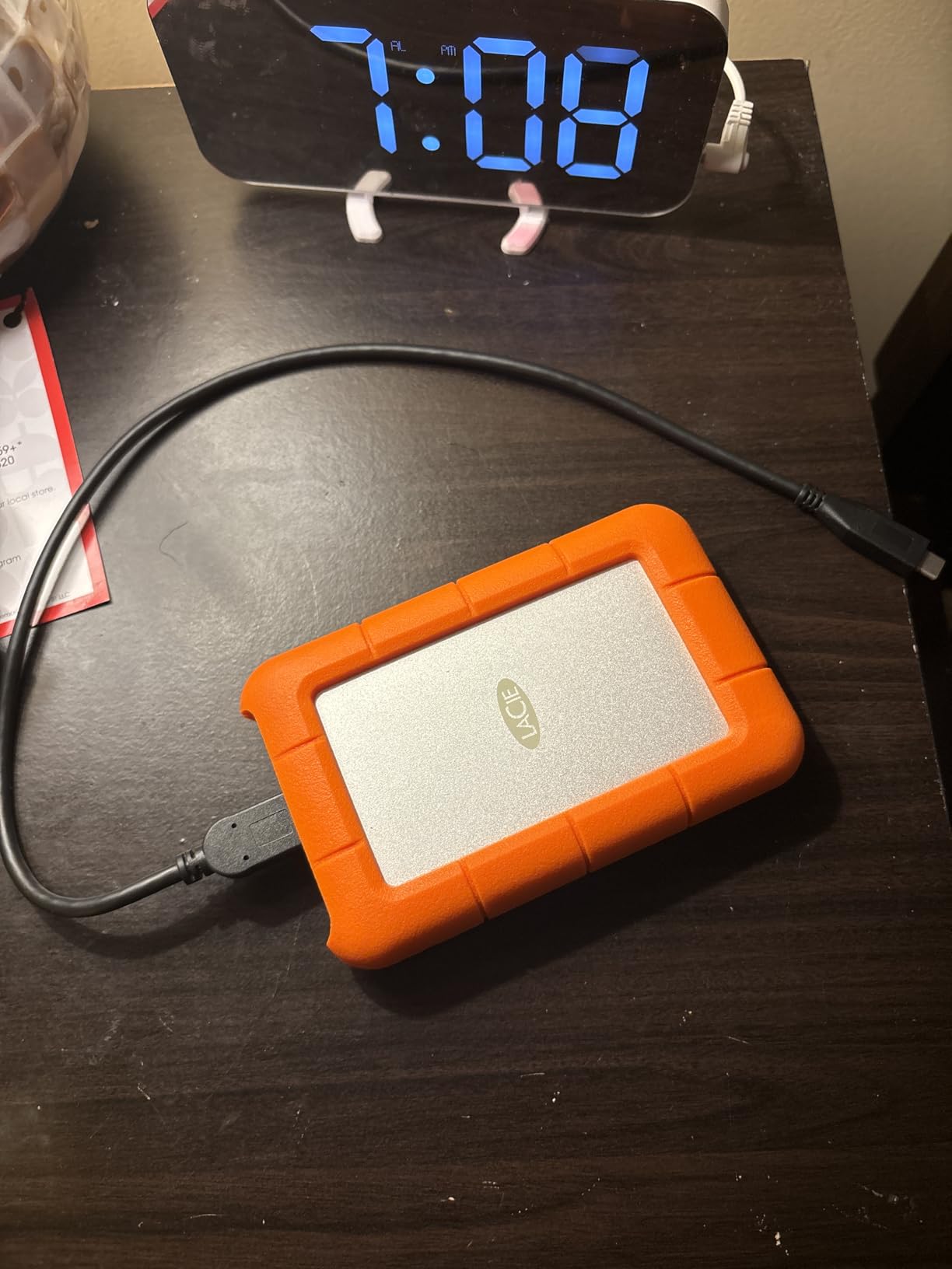 LaCie Rugged Mini 2TB External Hard Drive Portable HDD – USB 3.0 Rugged, Drop, Shock, and Water Resistant - Customer Photo 1