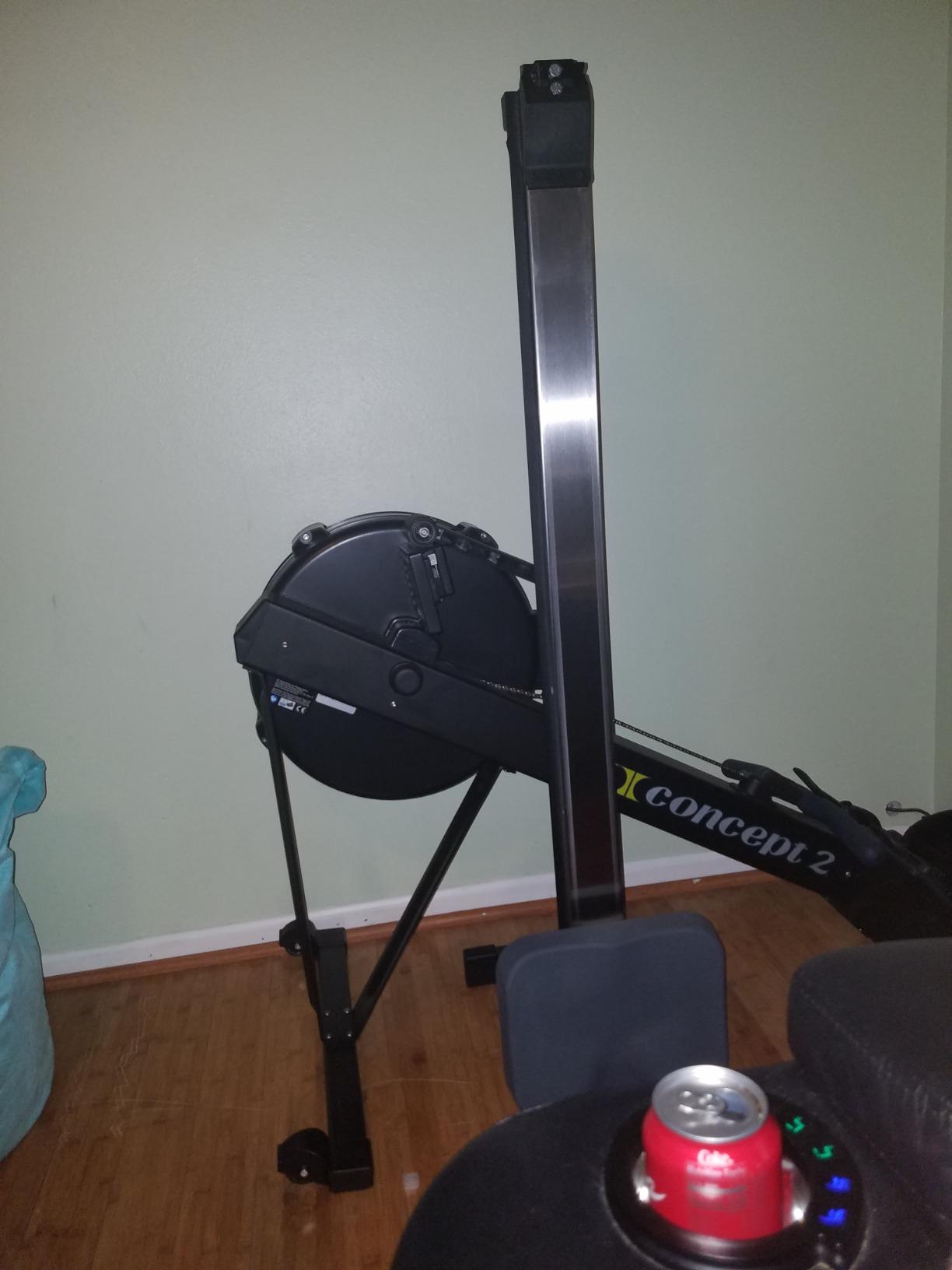 Concept2 RowErg Indoor Rowing Machine - PM5 Monitor, Device Holder, Adjustable Air Resistance, Easy Storage Customer Review Concept2 RowErg Indoor Rowing Machine - PM5 Monitor, Device Holder, Adjustable Air Resistance, Easy Storage - Customer Photo 2