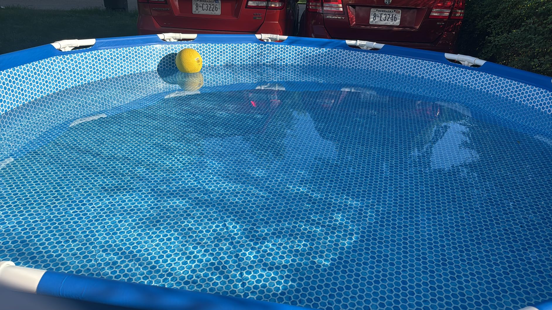 INTEX Metal Frame 12ft x 30in Round Above Ground Swimming Pool Set w/Pump | 28211EH - 530 GPH Cartridge Filter Pump and Type A Filter Cartridge Included customer photo 2