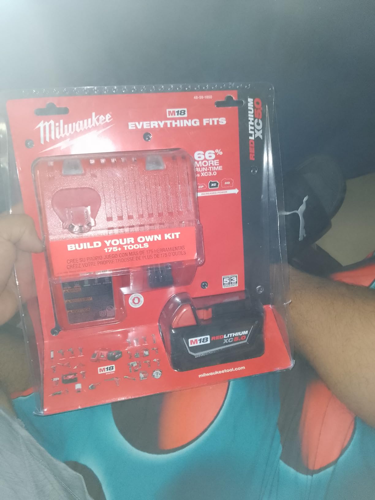 Milwaukee 48-59-1850 M18 XC 5.0 Starter Kit Customer Review Milwaukee 48-59-1850 M18 XC 5.0 Starter Kit - Customer Photo 2