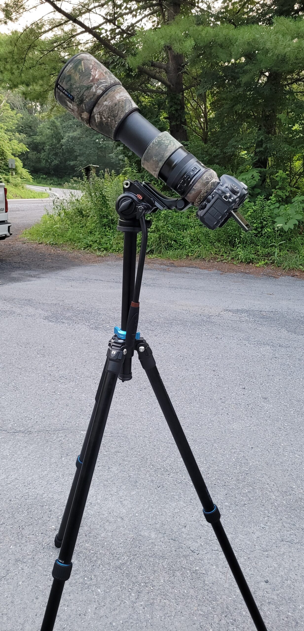 Benro Mach3 Carbon Fiber Tripod – Professional 3-Section Carbon Fiber Tripod with Twist Locks, Magnesium Castings, Interchangeable Feet & Carry Case for DSLR, Mirrorless & Video Cameras (TMA37C) - Customer Photo 1