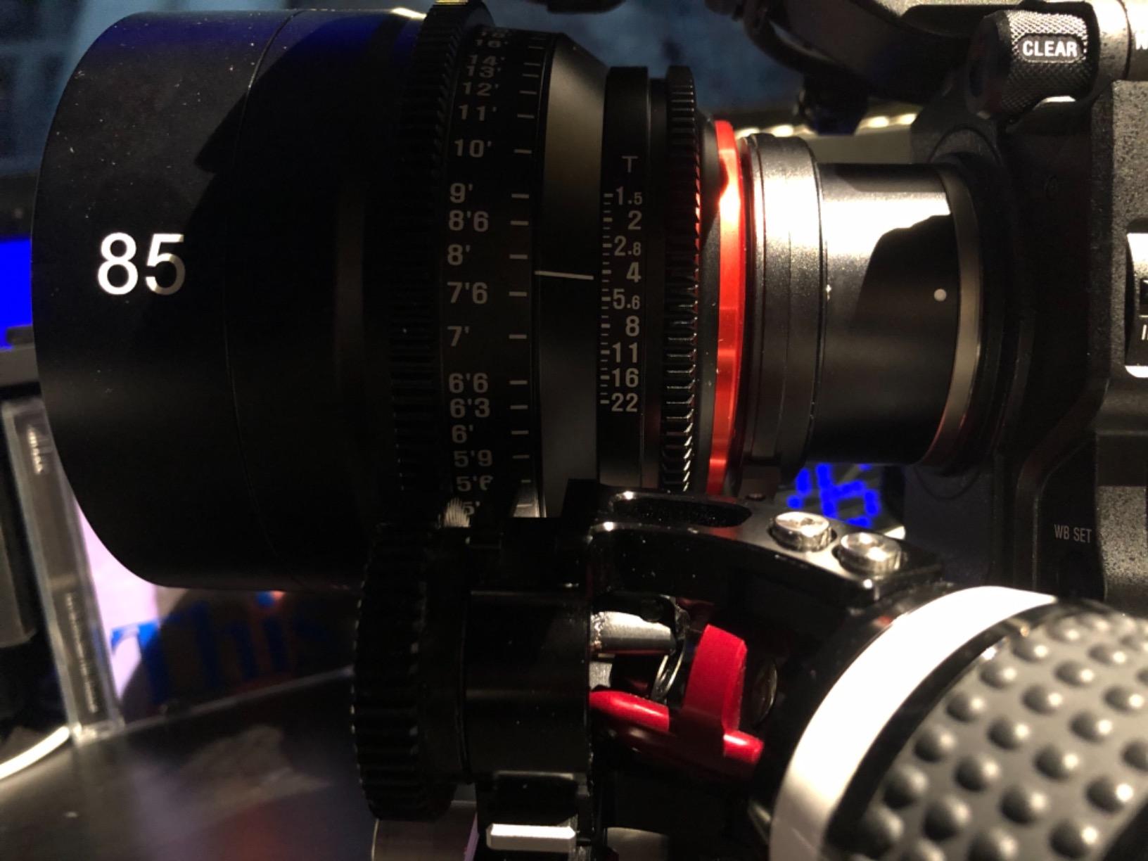 Rokinon Xeen XN85-NEX 85mm T1.5 Professional CINE Lens Sony E Mount (FE) Customer Review Rokinon Xeen XN85-NEX 85mm T1.5 Professional CINE Lens Sony E Mount (FE) - Customer Photo 1
