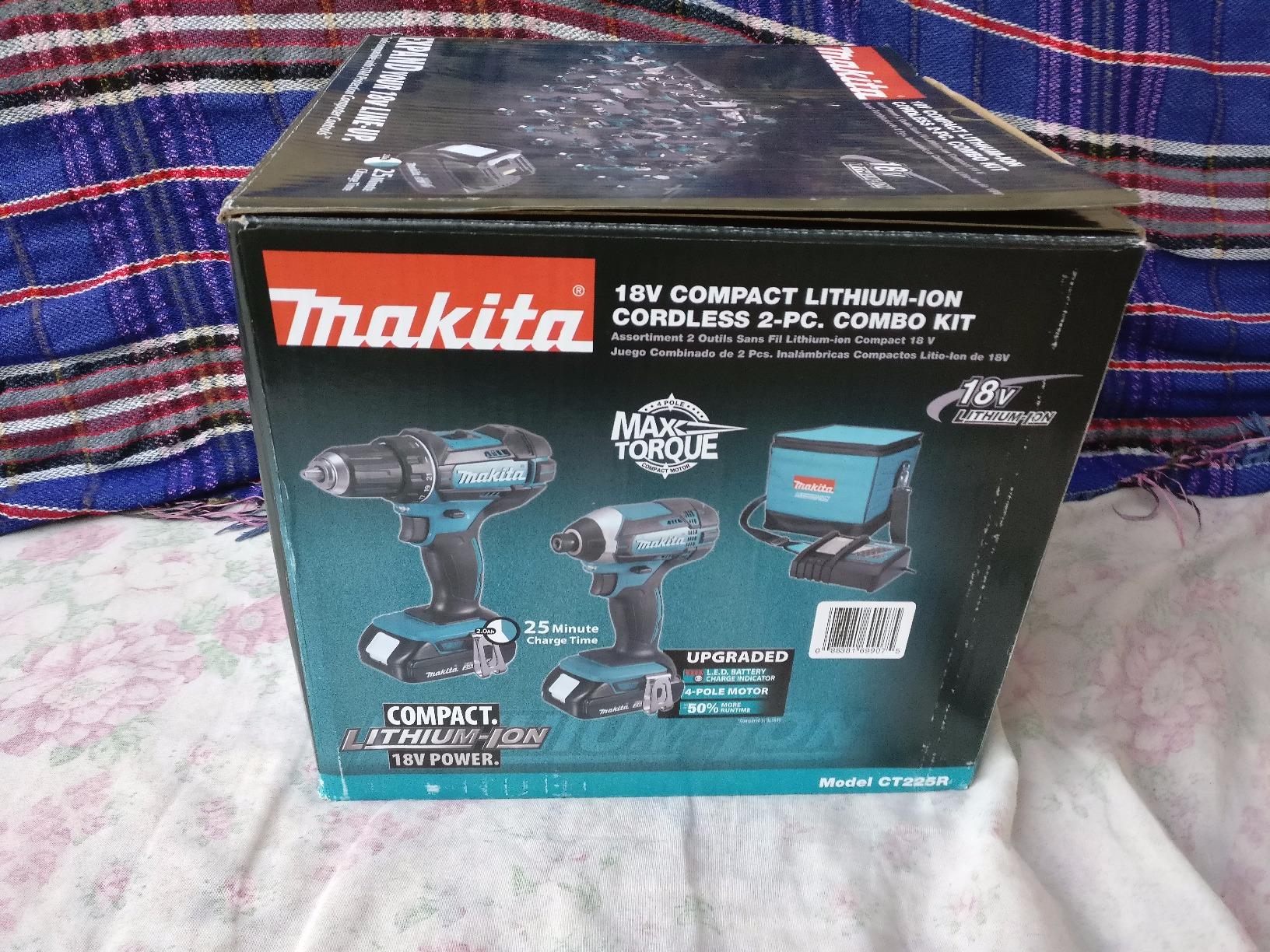Makita CT225R 18V LXT Lithium-Ion Compact Cordless 2-Pc. Combo Kit (2.0Ah) - Customer Photo 1