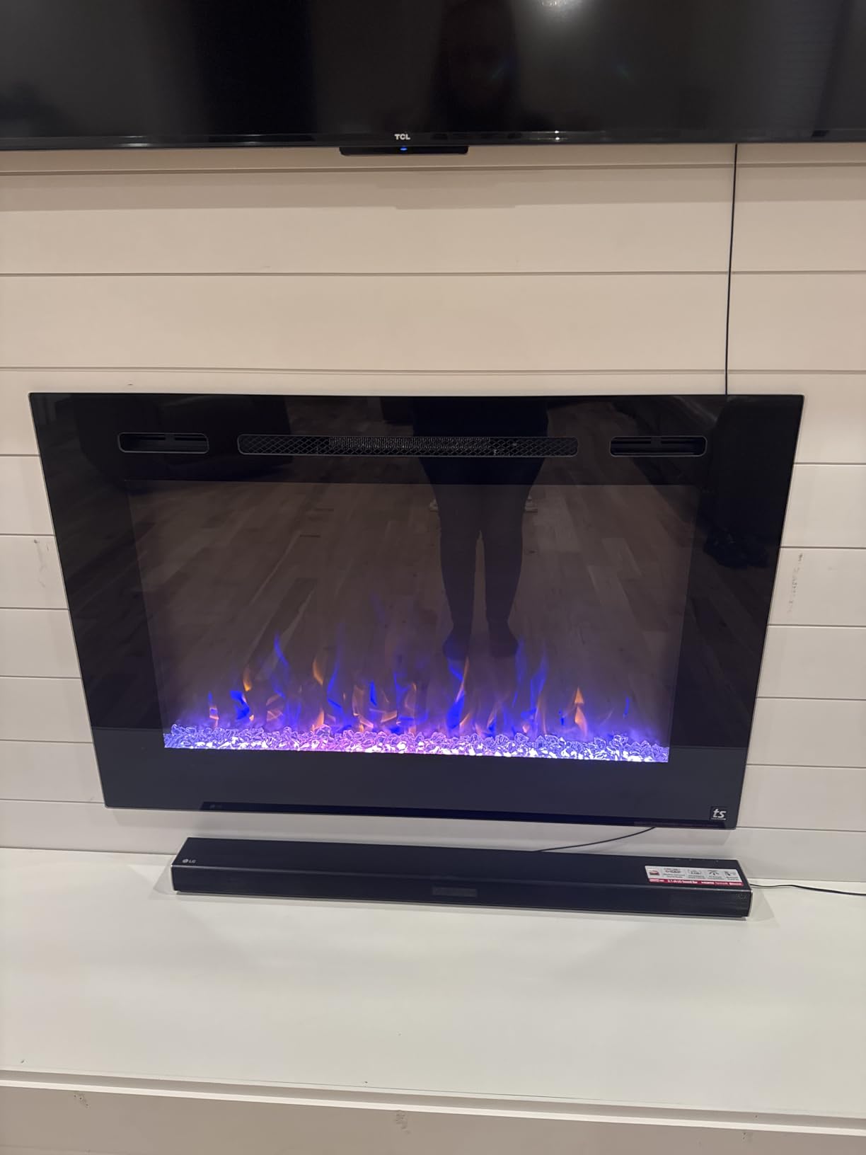 Touchstone Smart Electric Fireplace-The Sideline 60