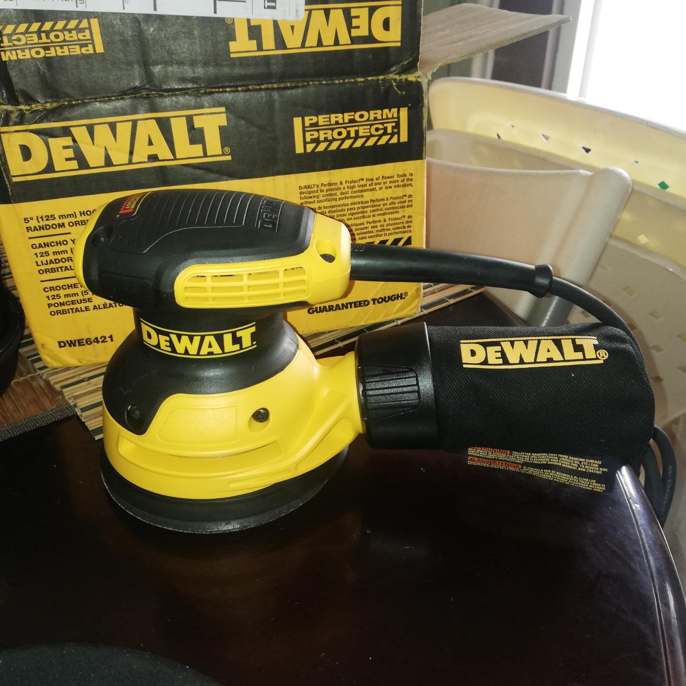 DEWALT Orbital Sander, 5 Inch Palm Sander, 12,000 OPM (DWE6421) Customer Review DEWALT Orbital Sander, 5 Inch Palm Sander, 12,000 OPM (DWE6421) - Customer Photo 1