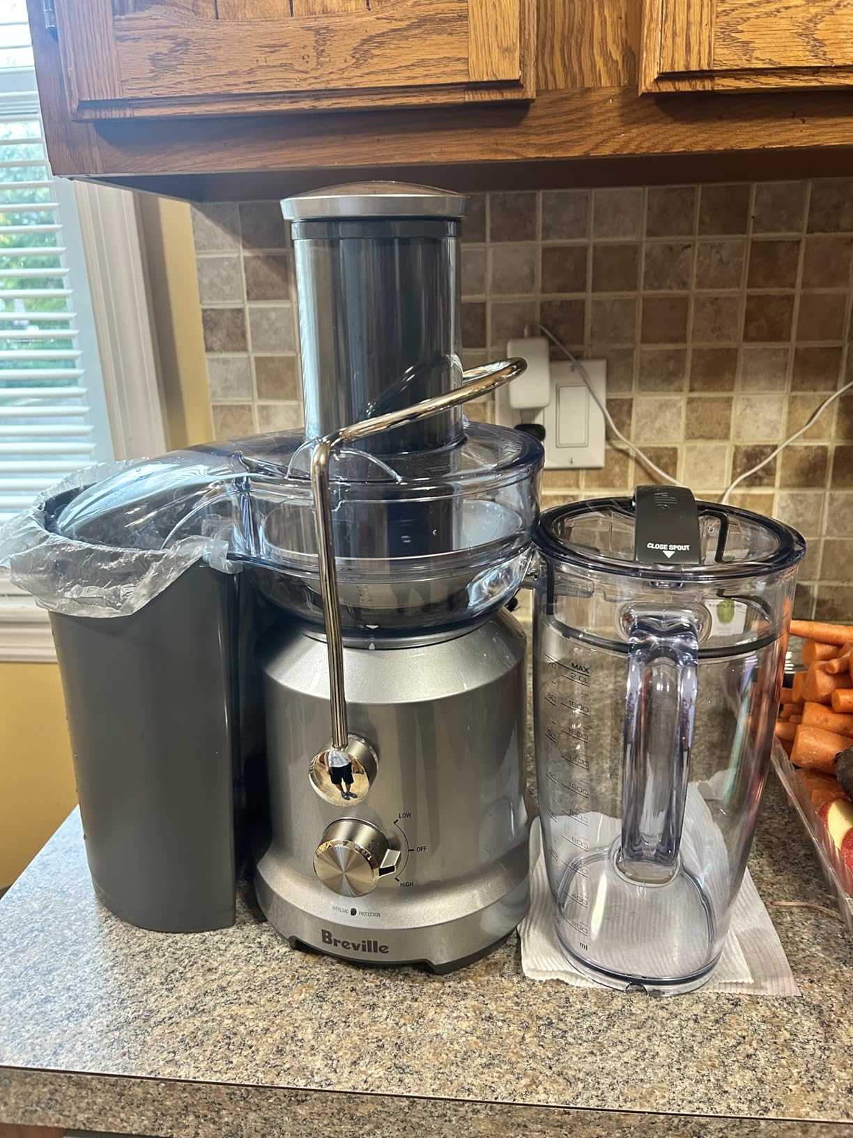 Breville BJE430SIL Juice Fountain Cold, 70 fl oz, Silver Customer Review Breville BJE430SIL Juice Fountain Cold, 70 fl oz, Silver - Customer Photo 1