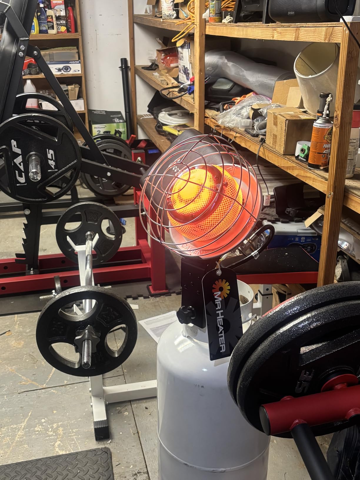 Original 540-Degree 45,000 BTU Tank Top Radiant Propane Heater Customer Review Original 540-Degree 45,000 BTU Tank Top Radiant Propane Heater - Customer Photo 2