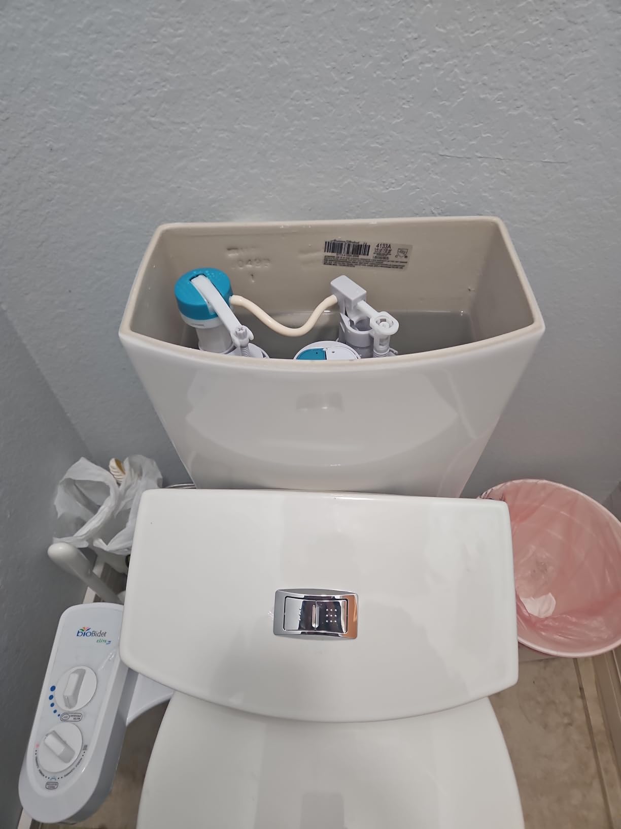 American Standard H2Option Dual Flush 1.28 gpf/4.8 Lpf and 0.92 gpf/3.5 Lpf 12-Inch Rough Tank Customer Review American Standard H2Option Dual Flush 1.28 gpf/4.8 Lpf and 0.92 gpf/3.5 Lpf 12-Inch Rough Tank - Customer Photo 2
