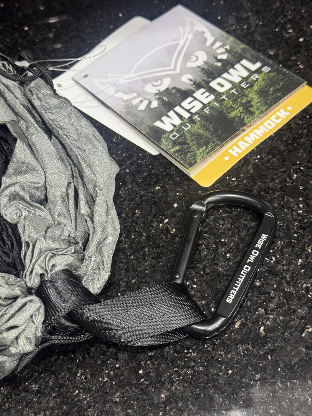 Wise Owl Outfitters Camping Hammock – 500lbs Portable Hammock with Tree Straps - Travel, Backpacking, Hiking, Outdoors Camping Gear - Single or Double Customer Review Wise Owl Outfitters Camping Hammock – 500lbs Portable Hammock with Tree Straps - Travel, Backpacking, Hiking, Outdoors Camping Gear - Single or Double - Customer Photo 2