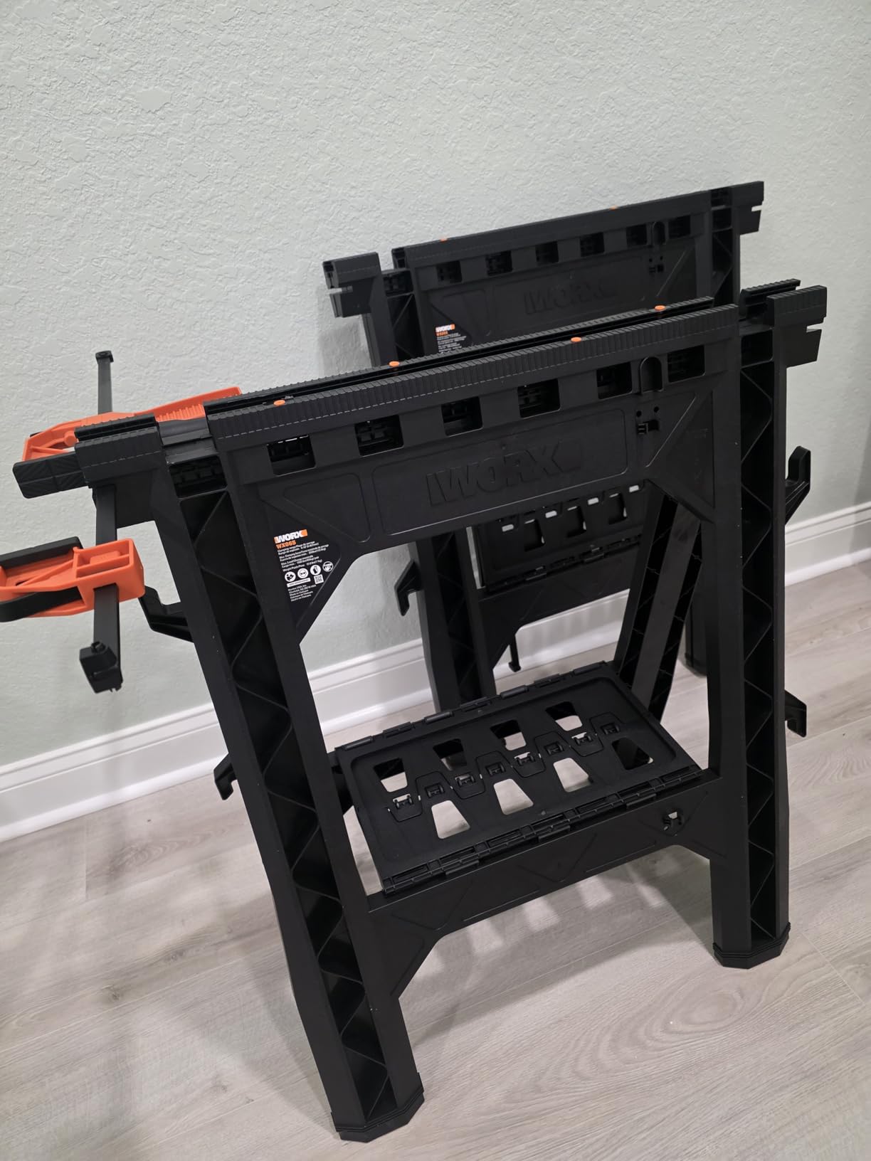 WORX Portable Folding Workbench, 2-in-1 Pegasus Table & Sawhorse, WX051 customer photo 1