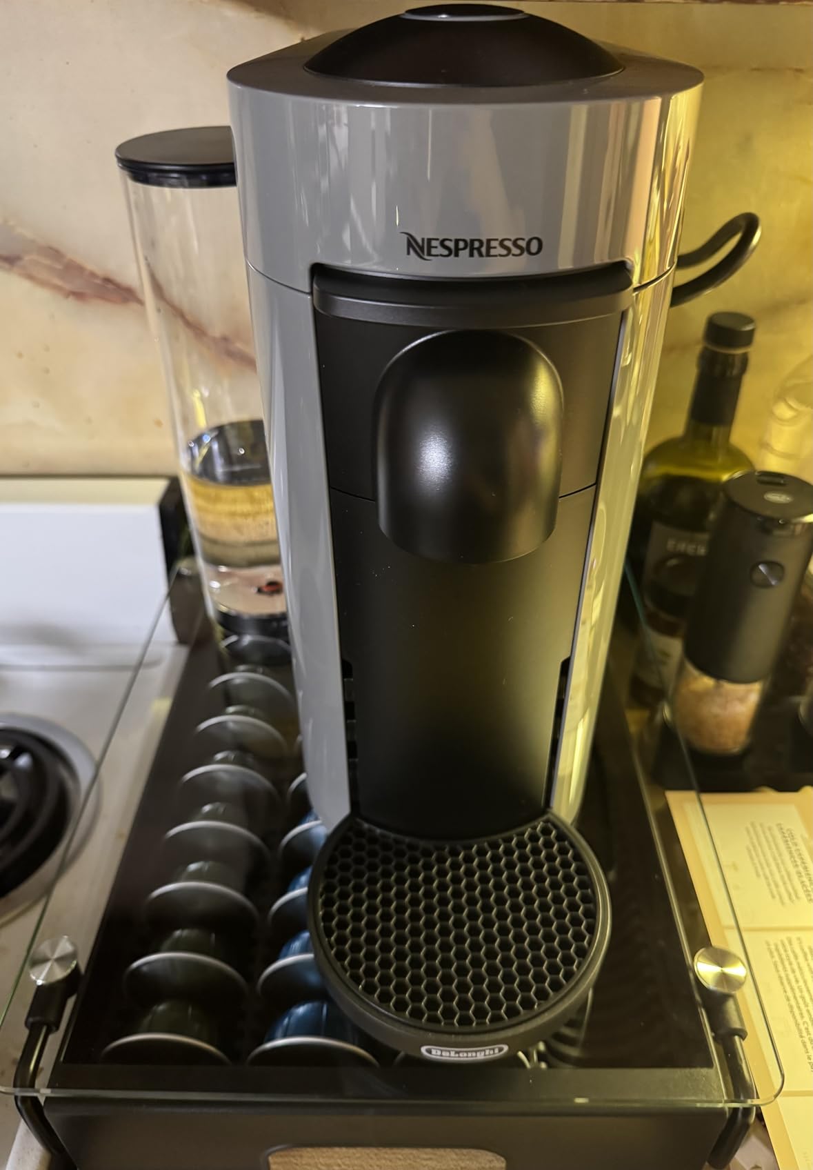 De'Longhi Nespresso Vertuo Plus Coffee and Espresso Maker by De'Longhi, Grey - Customer Photo 3