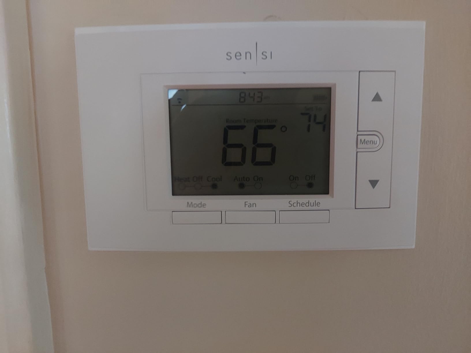 Sensi Smart Thermostat, 100 Years Of Expertise, Wi-Fi, Data Privacy, Programmable, Easy DIY Install, Works With Alexa, Energy Star Certified, Mobile App, ST55 customer photo 2