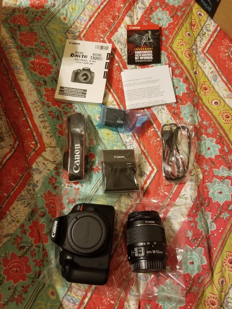 Canon EOS Rebel T6 Digital SLR Camera Kit with EF-S 18-55mm f/3.5-5.6 is II Lens, Built-in WiFi and NFC - Black (Renewed) Customer Review Canon EOS Rebel T6 Digital SLR Camera Kit with EF-S 18-55mm f/3.5-5.6 is II Lens, Built-in WiFi and NFC - Black (Renewed) - Customer Photo 1