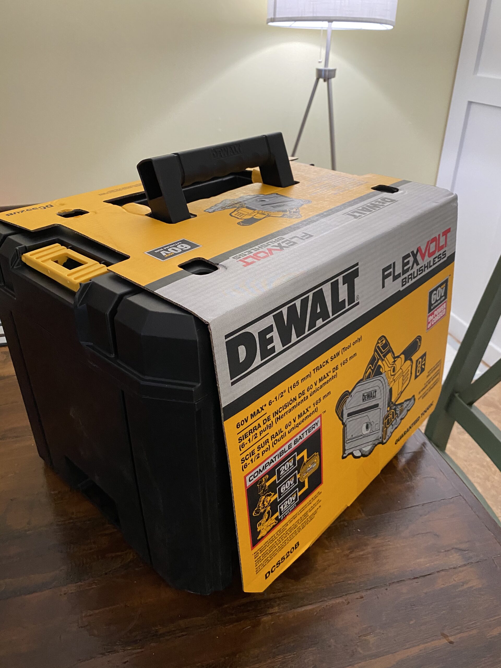 DEWALT 60V MAX* Circular Saw, 6-1/2-Inch, Cordless TrackSaw, Tool Only (DCS520B) Customer Review DEWALT 60V MAX* Circular Saw, 6-1/2-Inch, Cordless TrackSaw, Tool Only (DCS520B) - Customer Photo 1