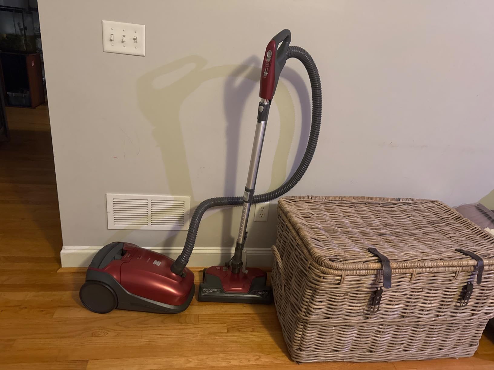 Kenmore 81214 200 Series Pet Friendly Lightweight Bagged Canister Vacuum with HEPA, 2 Motor System, and 3 Cleaning Tools-Orange Customer Review Kenmore 81214 200 Series Pet Friendly Lightweight Bagged Canister Vacuum with HEPA, 2 Motor System, and 3 Cleaning Tools-Orange - Customer Photo 3