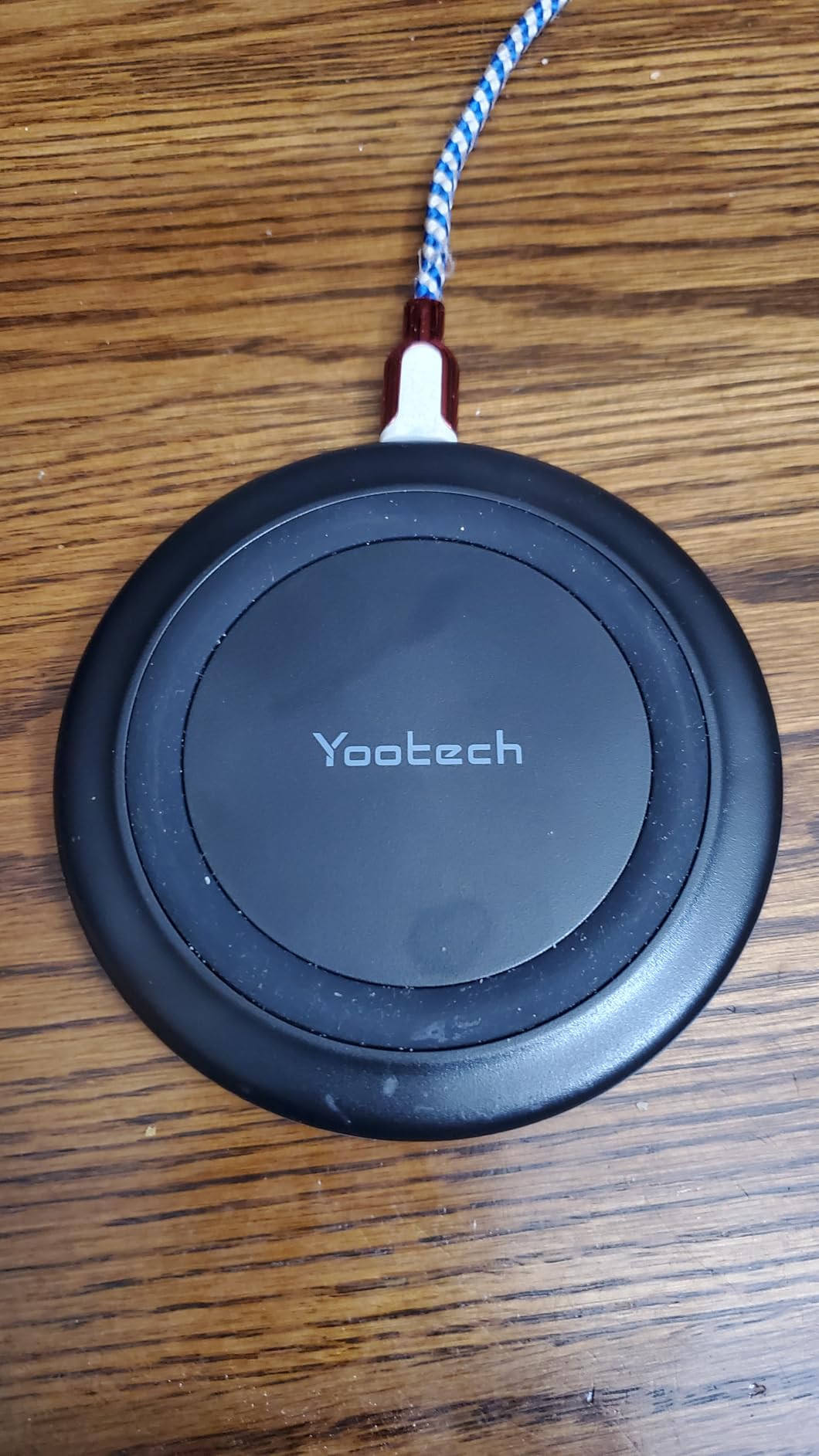 Yootech Wireless Charger,10W Max Wireless Charging Pad Compatible with iPhone 17/17 Pro/17 Pro Max/Air/16/15/14/13/SE 2022/12/11,Samsung Galaxy S25/S24/S23,for AirPods Pro 3(No AC Adapter) - Customer Photo 1