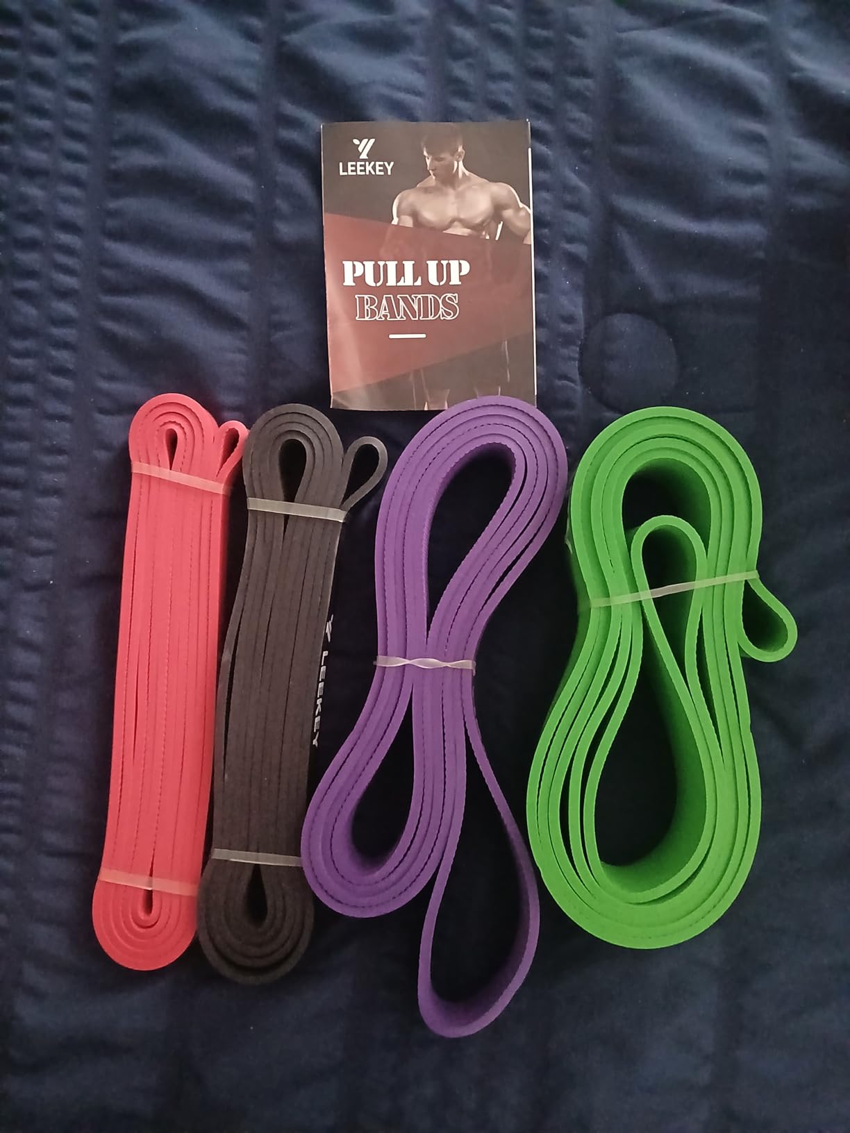 LEEKEY Resistance Bands, Exercise Bands with Handles,Pull Up Assist Bands - Band Set with Door Anchor - Bands for Working Out,Band for Men and Women Fitness Training,Home Workouts Customer Review LEEKEY Resistance Bands, Exercise Bands with Handles,Pull Up Assist Bands - Band Set with Door Anchor - Bands for Working Out,Band for Men and Women Fitness Training,Home Workouts - Customer Photo 2