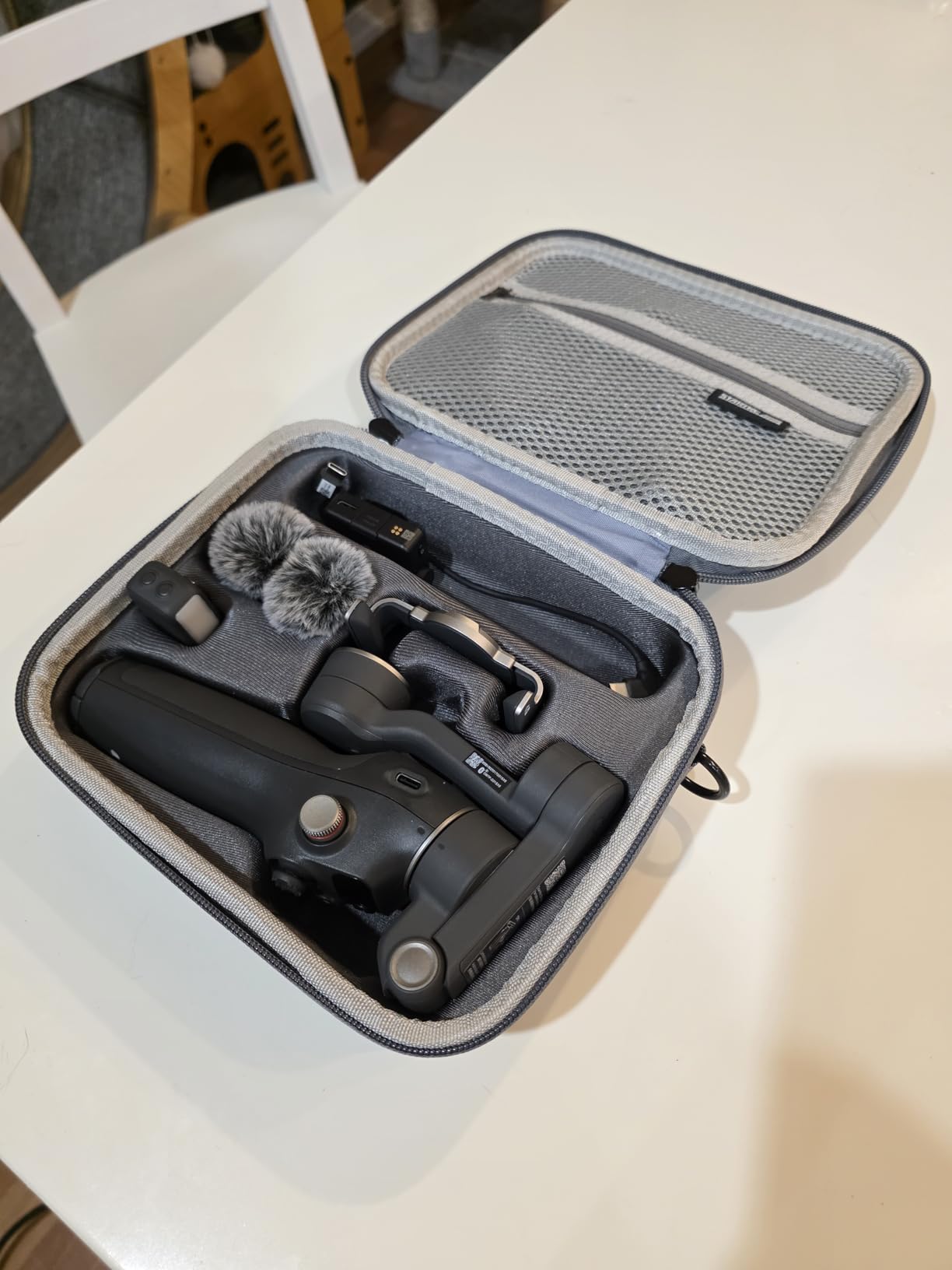 DJI Osmo Mobile 7P Gimbal Stabilizer for iPhone, Android, Native Tracking, Lighting, 3-Axis Phone Gimbal, Quick Launch, One-Tap Edit, Built-in Extension Rod & Tripod, 10hrs Use, Phone Charging Customer Review DJI Osmo Mobile 7P Gimbal Stabilizer for iPhone, Android, Native Tracking, Lighting, 3-Axis Phone Gimbal, Quick Launch, One-Tap Edit, Built-in Extension Rod & Tripod, 10hrs Use, Phone Charging - Customer Photo 1