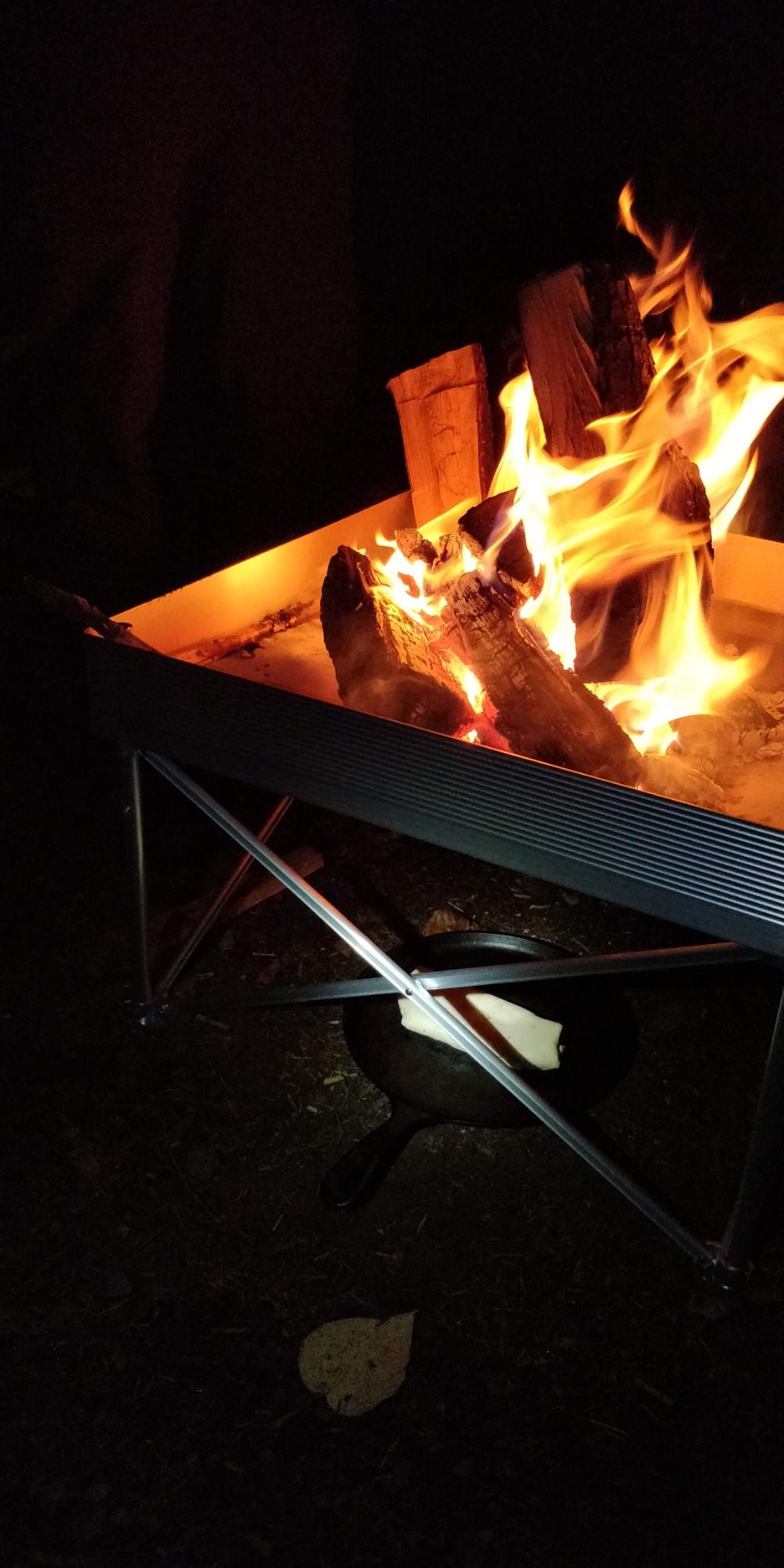 Fireside Outdoor Portable Fire Pit for Camping Fire Pit 24 Inch - Collapsible Pop Up Firepits for Outside, Portable Campfire Pits, Small Firepit for Outside, Weighs 7 lbs, Heat Shield NOT Included customer photo 2