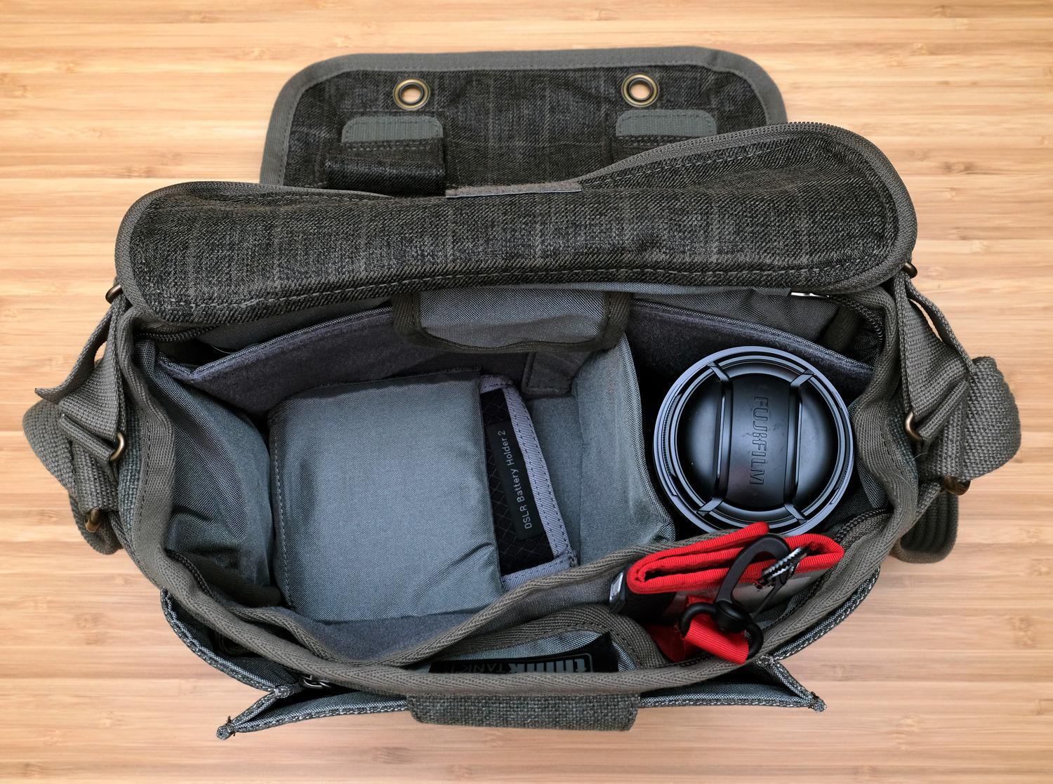 Think Tank Retrospective 5 V2.0 Canvas Shoulder Bag for Mirrorless or Standard DSLR Cameras and Photo Accessories - Pinestone - Small Customer Review Think Tank Retrospective 5 V2.0 Canvas Shoulder Bag for Mirrorless or Standard DSLR Cameras and Photo Accessories - Pinestone - Small - Customer Photo 5