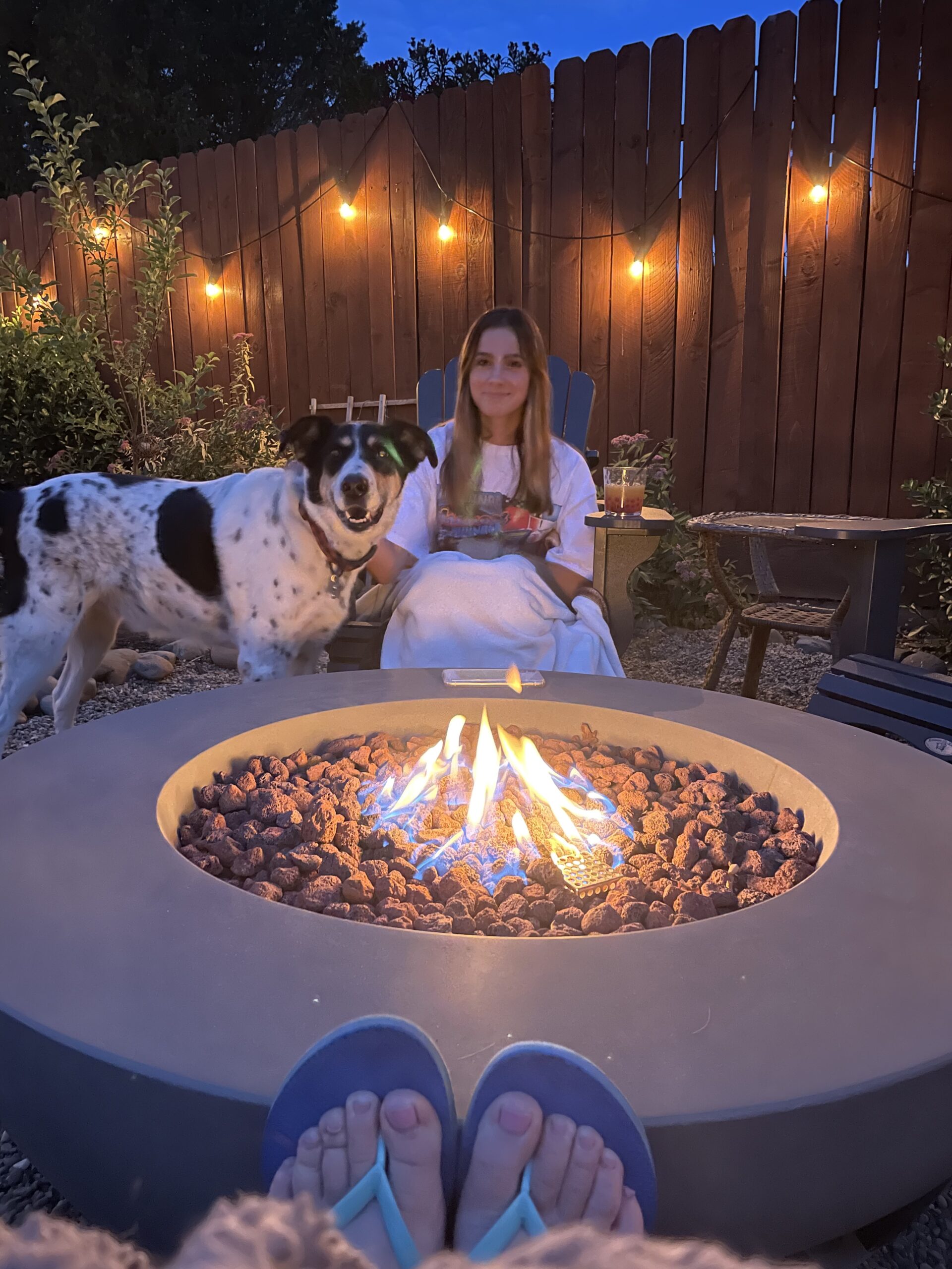 Lunar Bowl Fire Table Outdoor Fire Pit 42