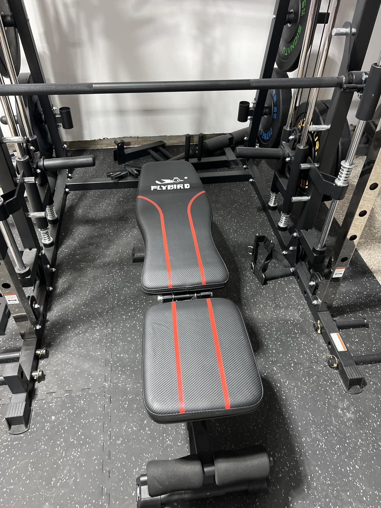 FLYBIRD Adjustable Bench,Utility Weight Bench for Full Body Workout- Multi-Purpose Foldable Incline Bench customer photo 2