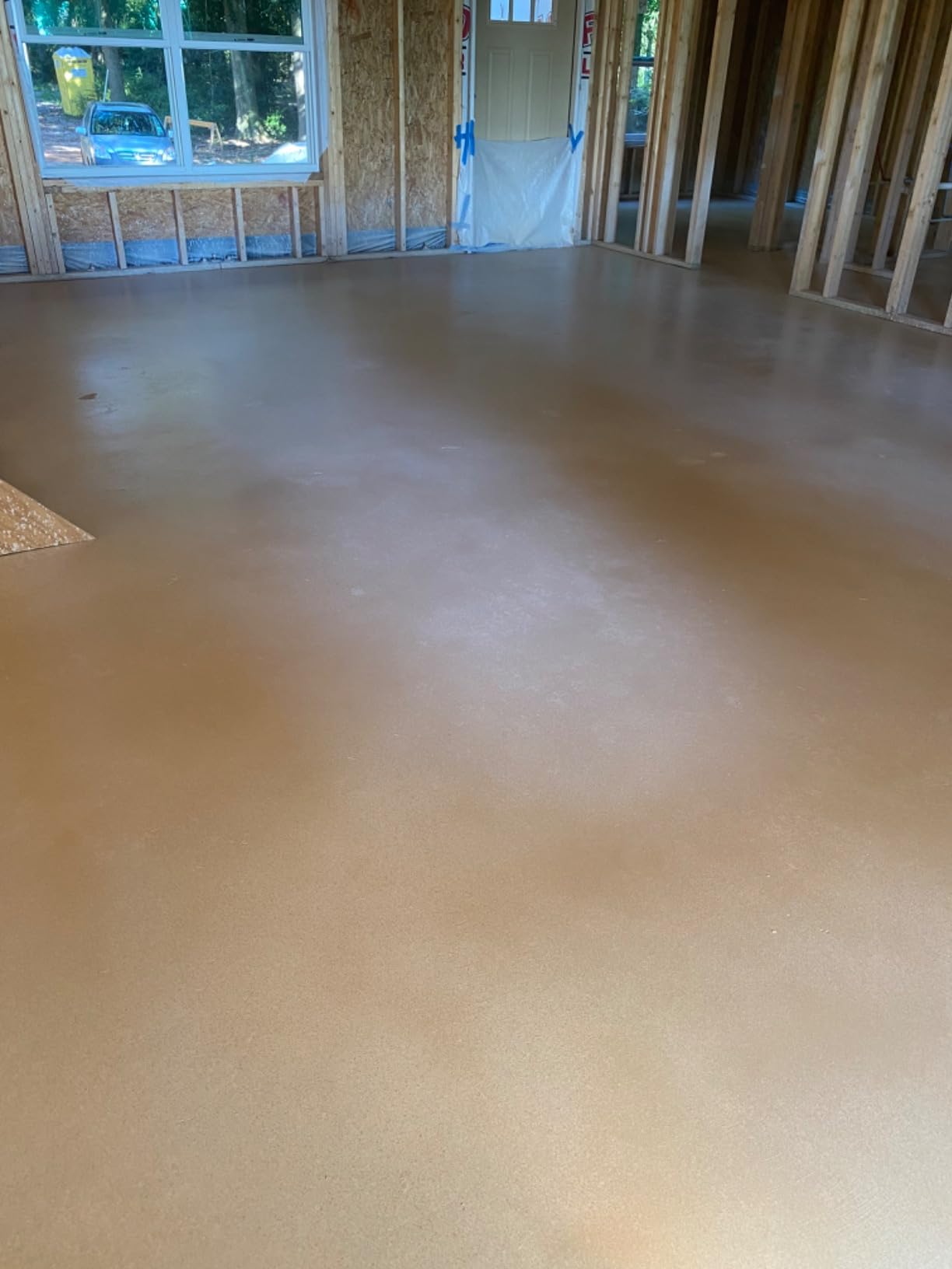 INSL-X TuffCrete Waterborne Acrylic Concrete Stain Paint, Light Gray, 1 Gallon Customer Review INSL-X TuffCrete Waterborne Acrylic Concrete Stain Paint, Light Gray, 1 Gallon - Customer Photo 1