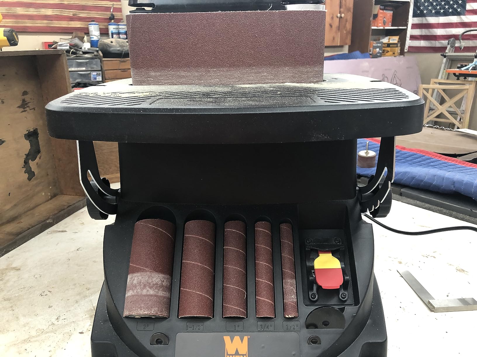 WEN 6524 Oscillating Belt and Spindle Sander Customer Review WEN 6524 Oscillating Belt and Spindle Sander - Customer Photo 2