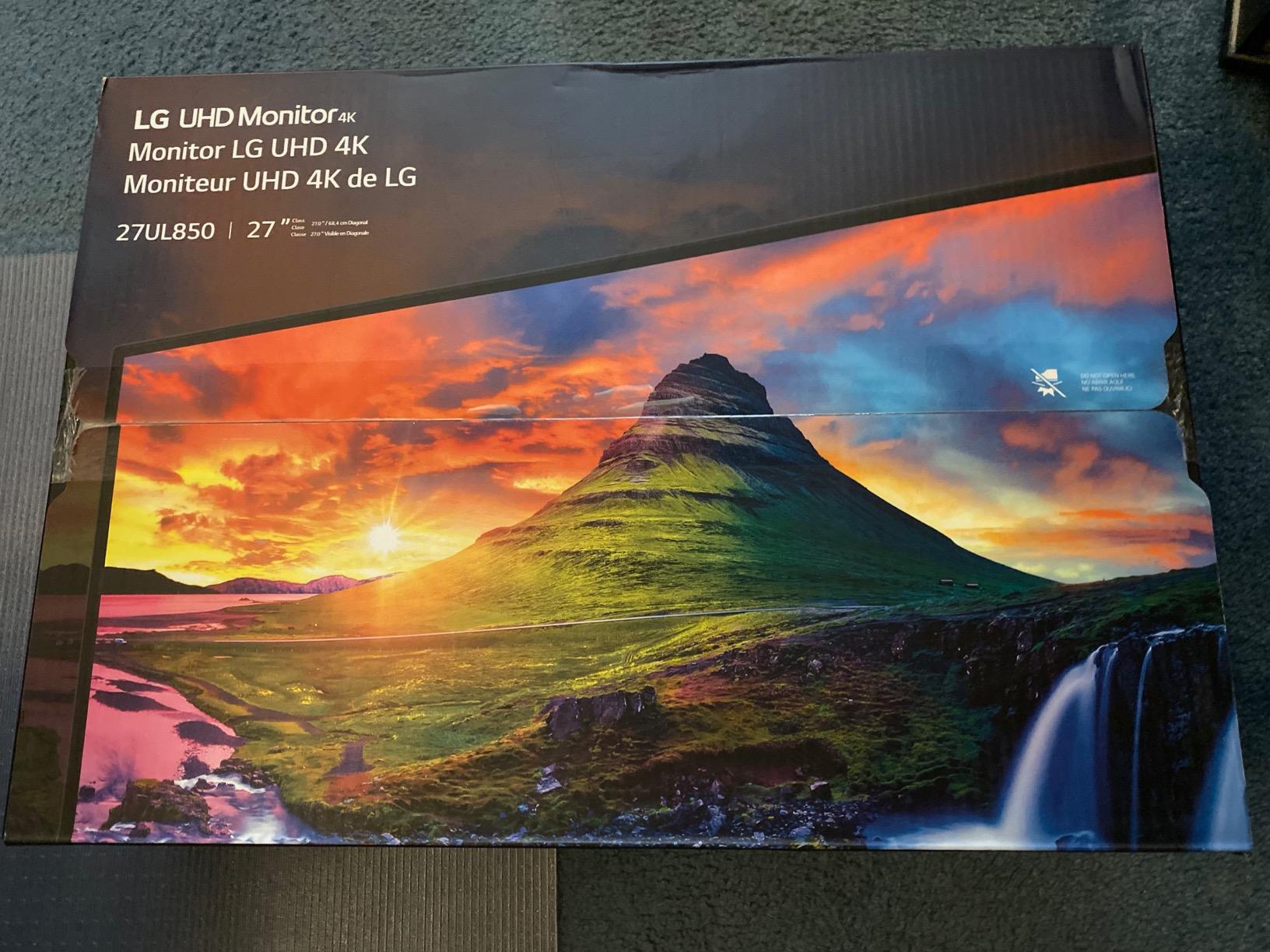 LG 27UL850-W 27 Inch UltraFine (3840 x 2160) IPS Display with VESA DisplayHDR 400 and USB Type-C Connectivity, White Customer Review LG 27UL850-W 27 Inch UltraFine (3840 x 2160) IPS Display with VESA DisplayHDR 400 and USB Type-C Connectivity, White - Customer Photo 2