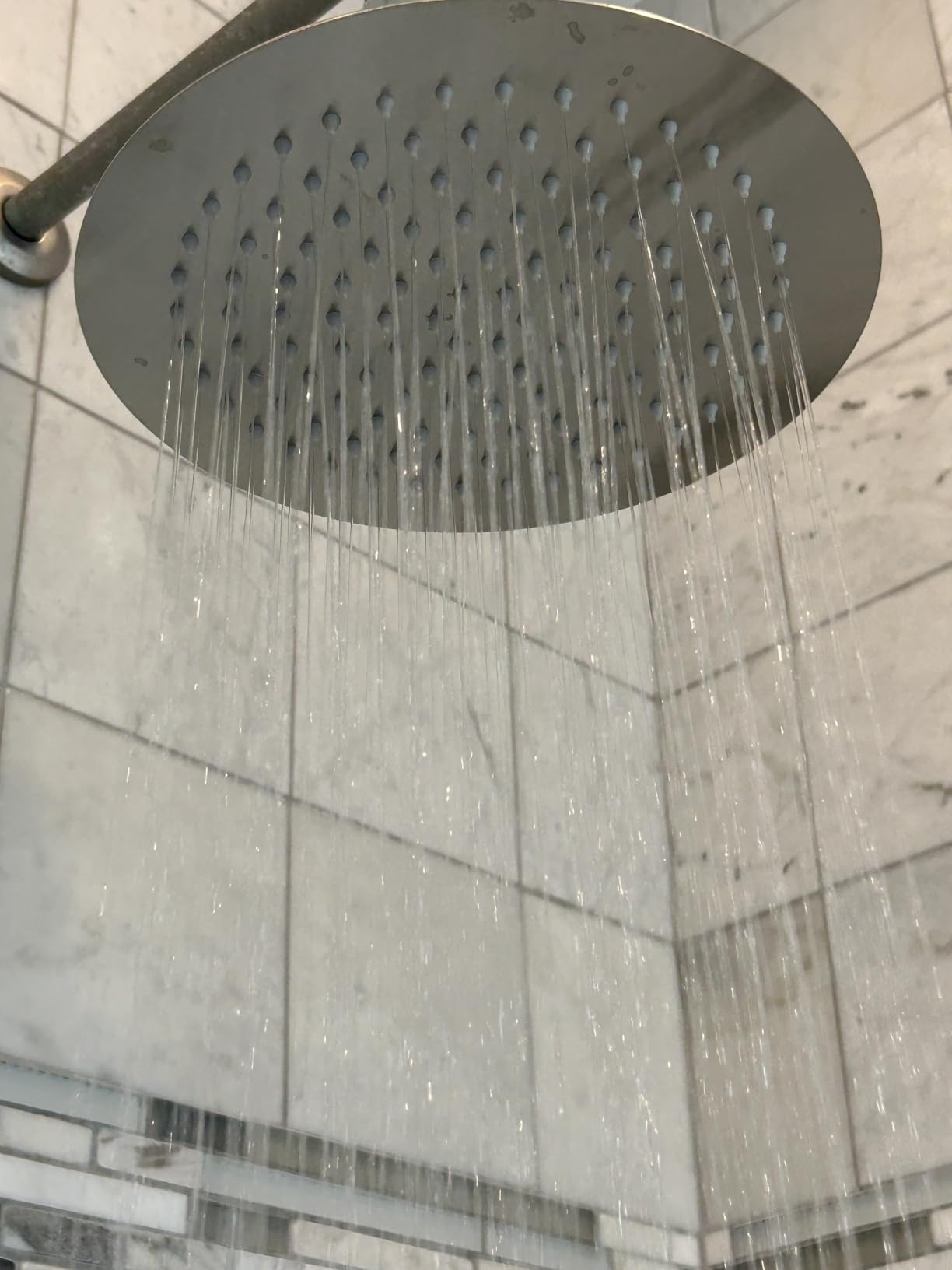 NearMoon Rain Shower Head, Ultra-Thin Design-Pressure Boosting, Awesome Some Experience, High Flow Stainless Steel Rainfall Head (8 Inch,Chrome Finish) customer photo 2
