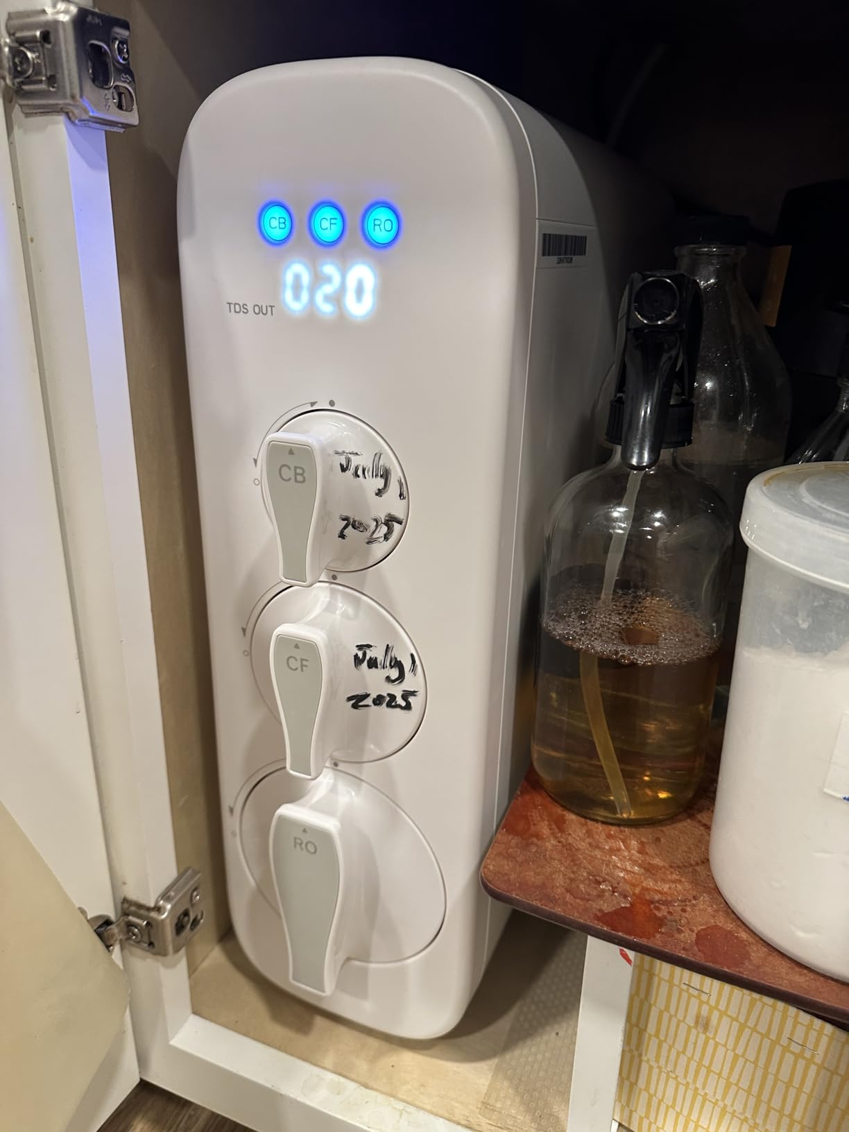 Waterdrop G3P600 Reverse Osmosis System, 8 Stage Tankless Reverse Osmosis Water Filter, NSF/ANSI 42 & 53 & 58 & 372 Certified, Under Sink RO System, 2:1 Pure to Drain, Smart LED Faucet customer photo 2