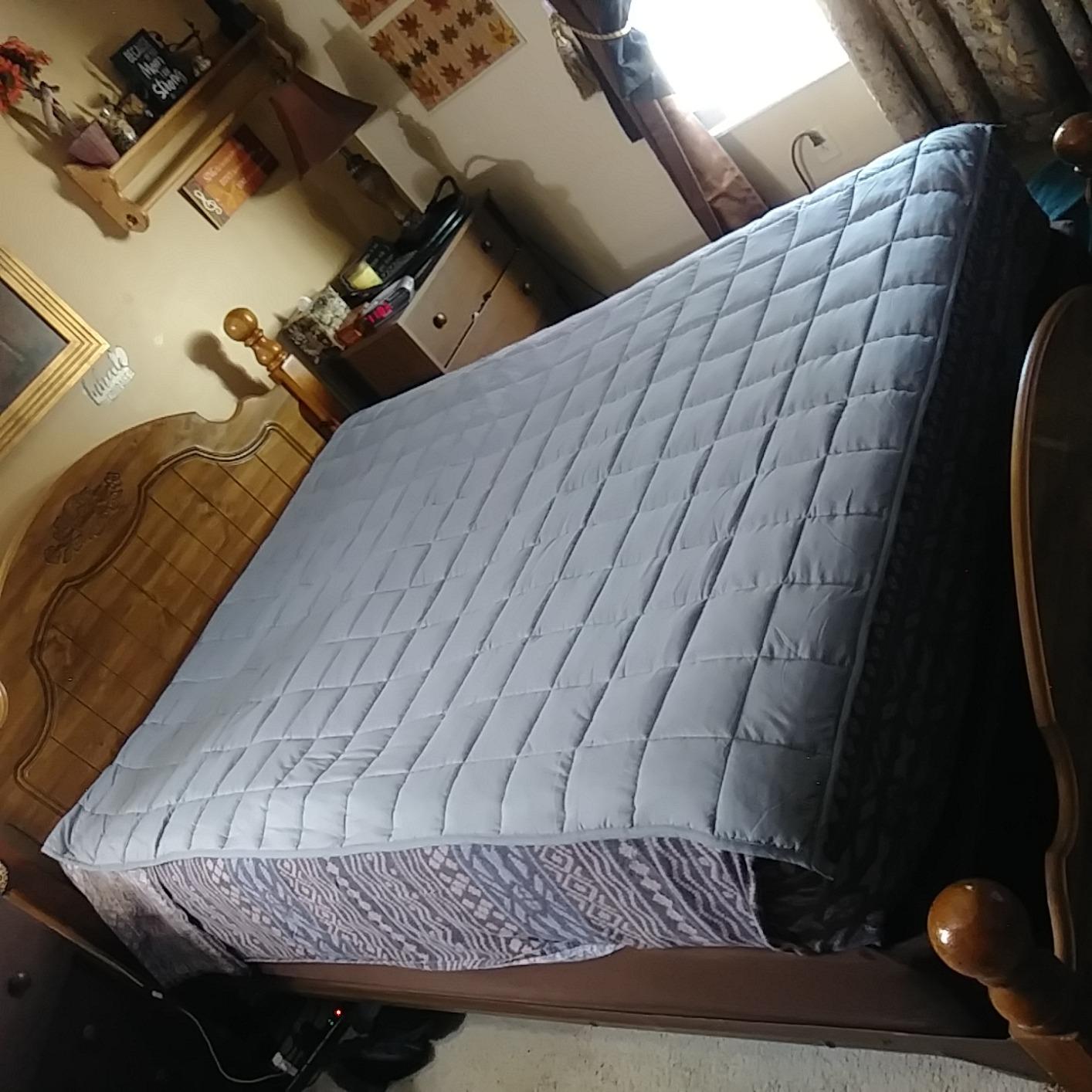 Waowoo Adult Weighted Blanket Queen Size (15lbs 60 Waowoo Adult Weighted Blanket Queen Size (15lbs 60