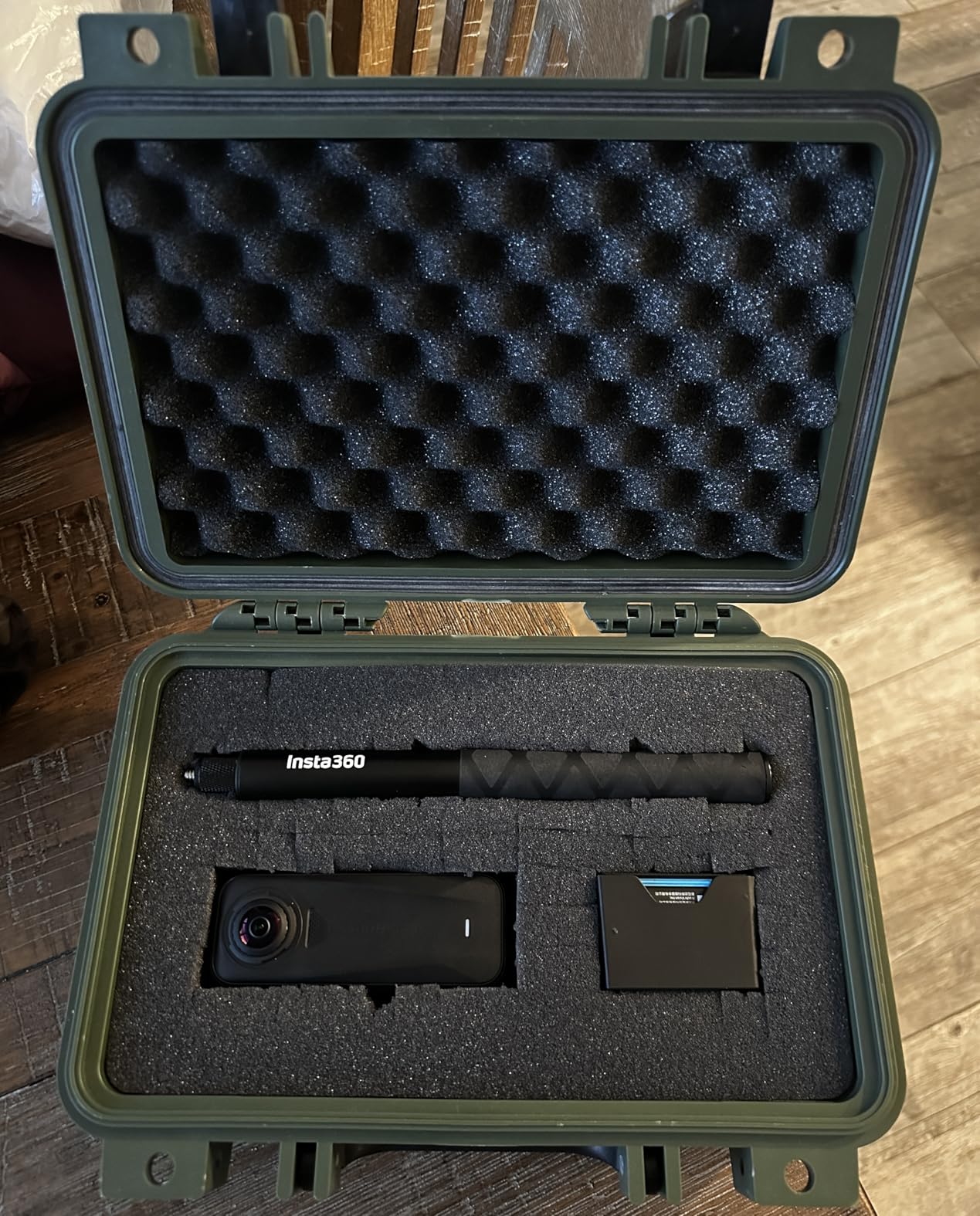 MEIJIA Portable All Weather Waterproof Protective Hard Case, Small Camera Case,Dry Case with Customizable Foam,Fit Use of Drones, Camera,Equipments, 11.65