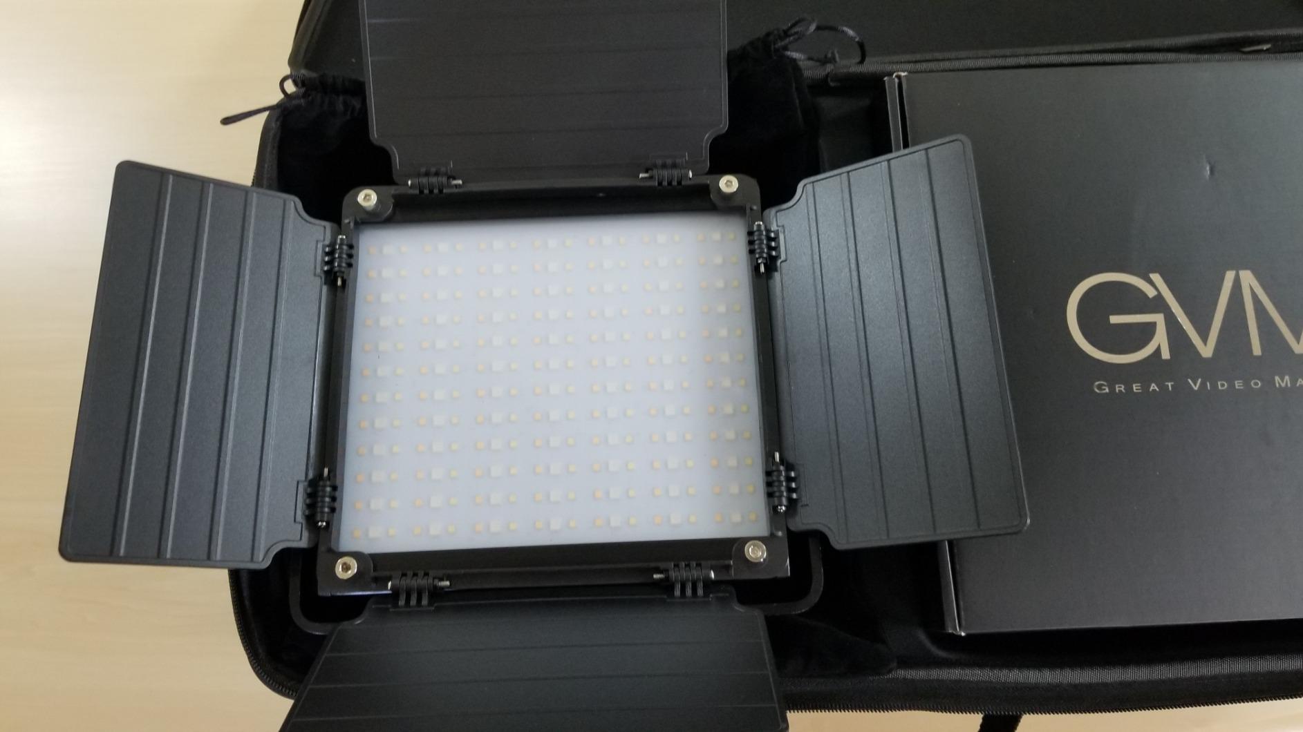 GVM RGB LED Video Lighting Kit, 800D Studio Video Lights with Panel, APP Control for YouTube Photography Lighting, 3200K-5600K, 8 Kinds of The Scene Lights, 3 Packs - Customer Photo 2