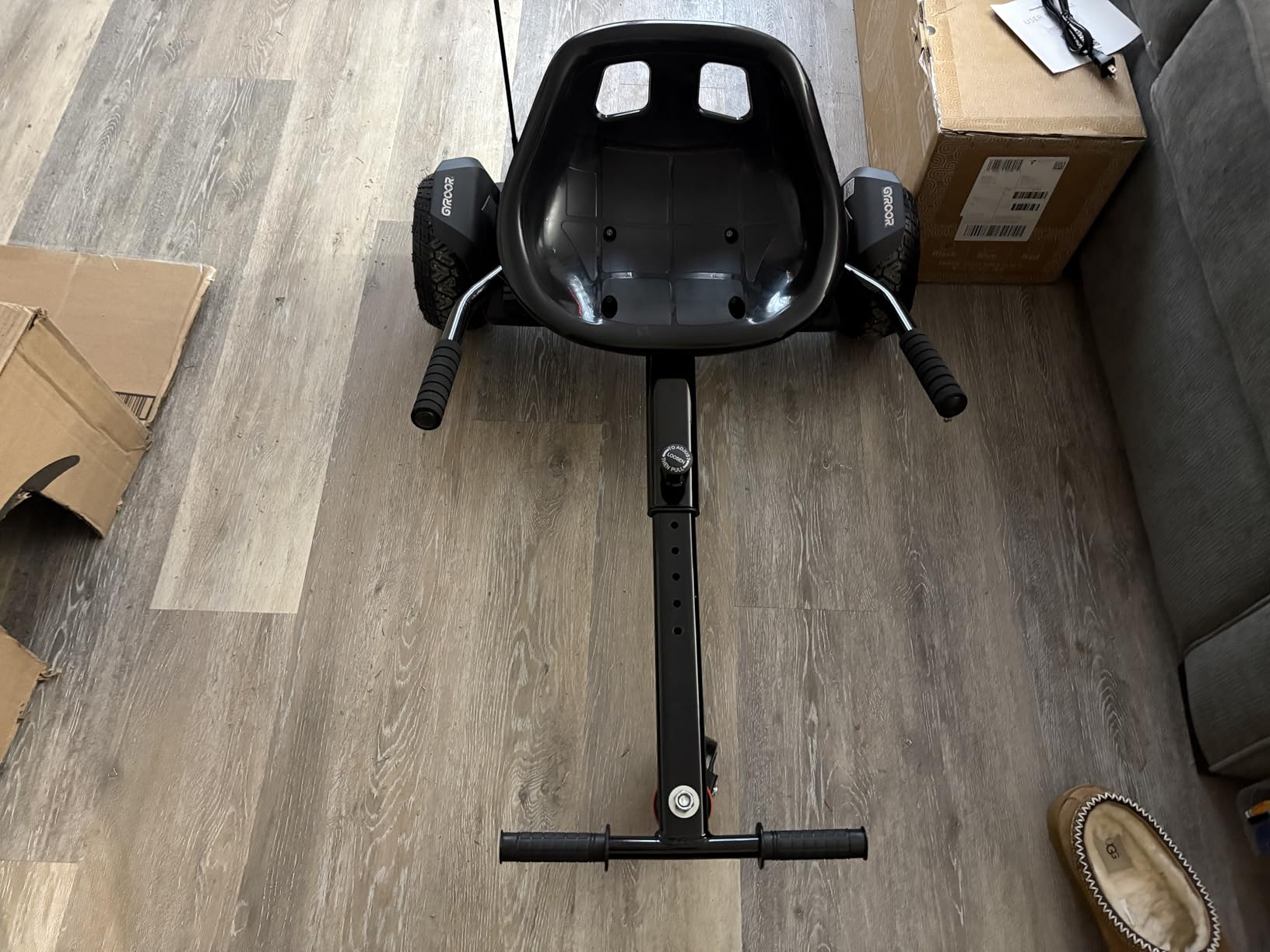 Gyroor Warrior 8.5 inch All Terrain Off Road Scooter with Bluetooth Speakers and LED Lights,Self Balancing Scooter for Kids ages 6-12 and Adults - Customer Photo 2