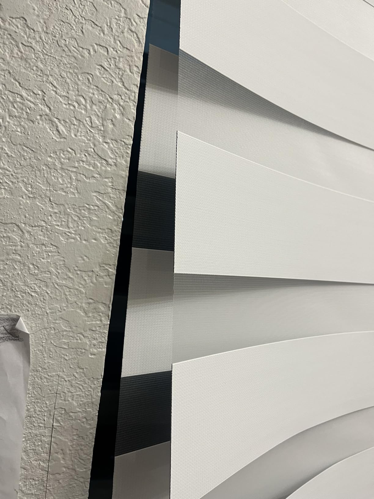 Yoolax Motorized Zebra Blinds Works with Alexa, Motorized Blinds with Remote Custom Size, Privacy Electric Zebra Shades for Windows (80% Shading White) Customer Review Yoolax Motorized Zebra Blinds Works with Alexa, Motorized Blinds with Remote Custom Size, Privacy Electric Zebra Shades for Windows (80% Shading White) - Customer Photo 1