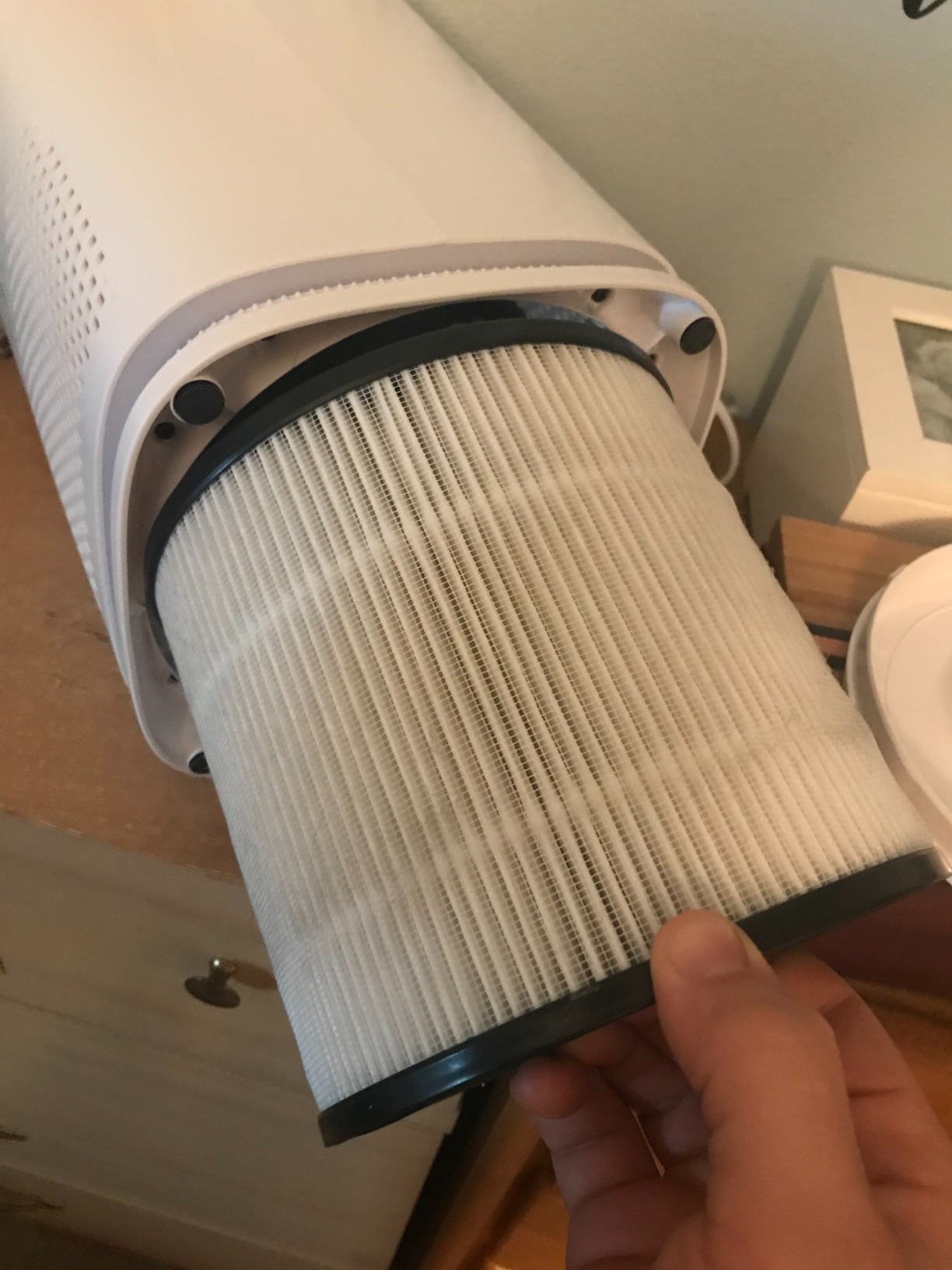 Medify MA-14 Air Purifier with True HEPA H13 Filter 428 ft² per Hour for Smoke, Odors, Pollen, Pets 99.9% Removal to 0.1 Microns White Customer Review Medify MA-14 Air Purifier with True HEPA H13 Filter 428 ft² per Hour for Smoke, Odors, Pollen, Pets 99.9% Removal to 0.1 Microns White - Customer Photo 1