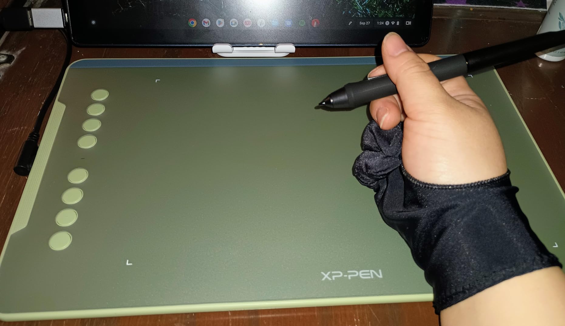 XPPen Deco 01 V3 Drawing Tablet, 16384 Pressure Sensitivity, 8 Custom Shortcuts, 220 Report Rate for OSU Drawing Pad - Customer Photo 2