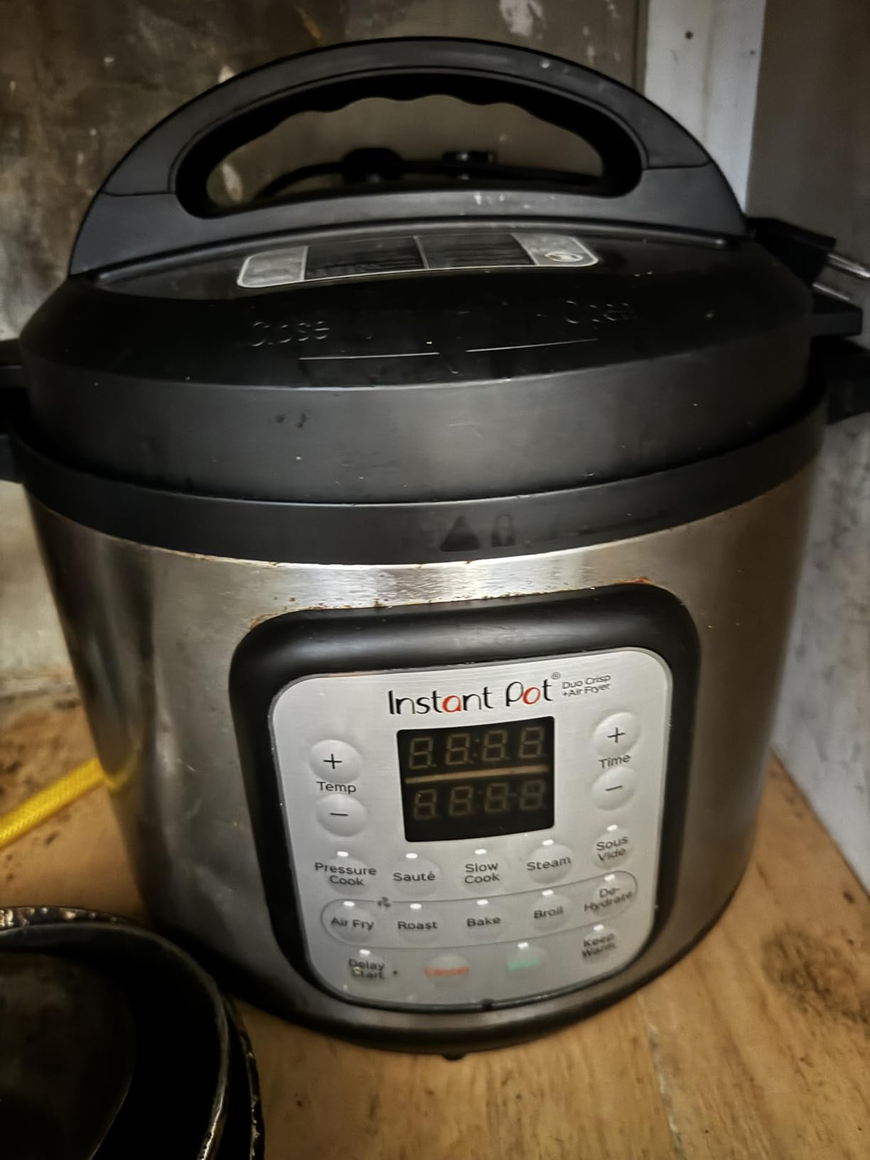 Duo Crisp 11-in-1 Air Fryer and Electric Pressure Cooker Combo with Multicooker Lids that Fries, Steams, Slow Cooks, Dehydrates, Free App With Over 800 Recipes, Black/Stainless Steel, 8QT customer photo 1