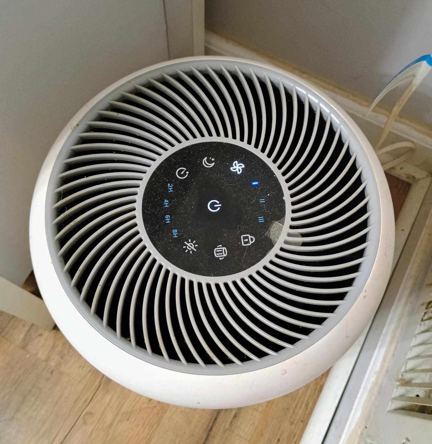 LEVOIT Core 300-P Air Purifier for Home Allergies Pet Hair in Bedroom - Covers Up to 1073 ft², AHAM VERIFIED, 3-in-1 Filter with HEPA Sleep Mode, Remove Dust Smoke Odor, High Torque Motor, White Customer Review LEVOIT Core 300-P Air Purifier for Home Allergies Pet Hair in Bedroom - Covers Up to 1073 ft², AHAM VERIFIED, 3-in-1 Filter with HEPA Sleep Mode, Remove Dust Smoke Odor, High Torque Motor, White - Customer Photo 1