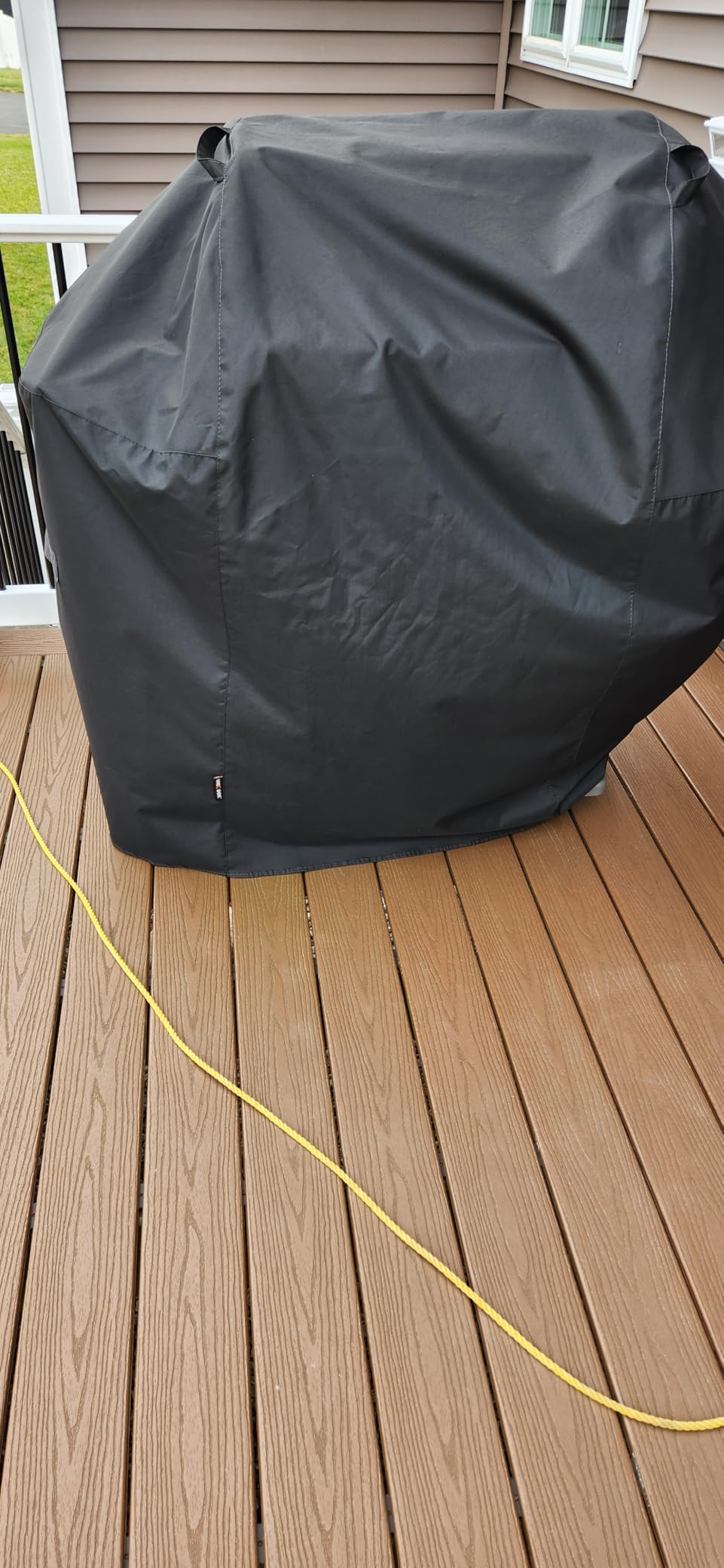 Unicook 58 Inch Grill Cover for Weber Genesis II, LX 300 Series and Genesis 300 Series Gas Grills, Heavy Duty Waterproof Fade Resistant BBQ Cover, All Weather Protection, Compared to Weber 7130 customer photo 2