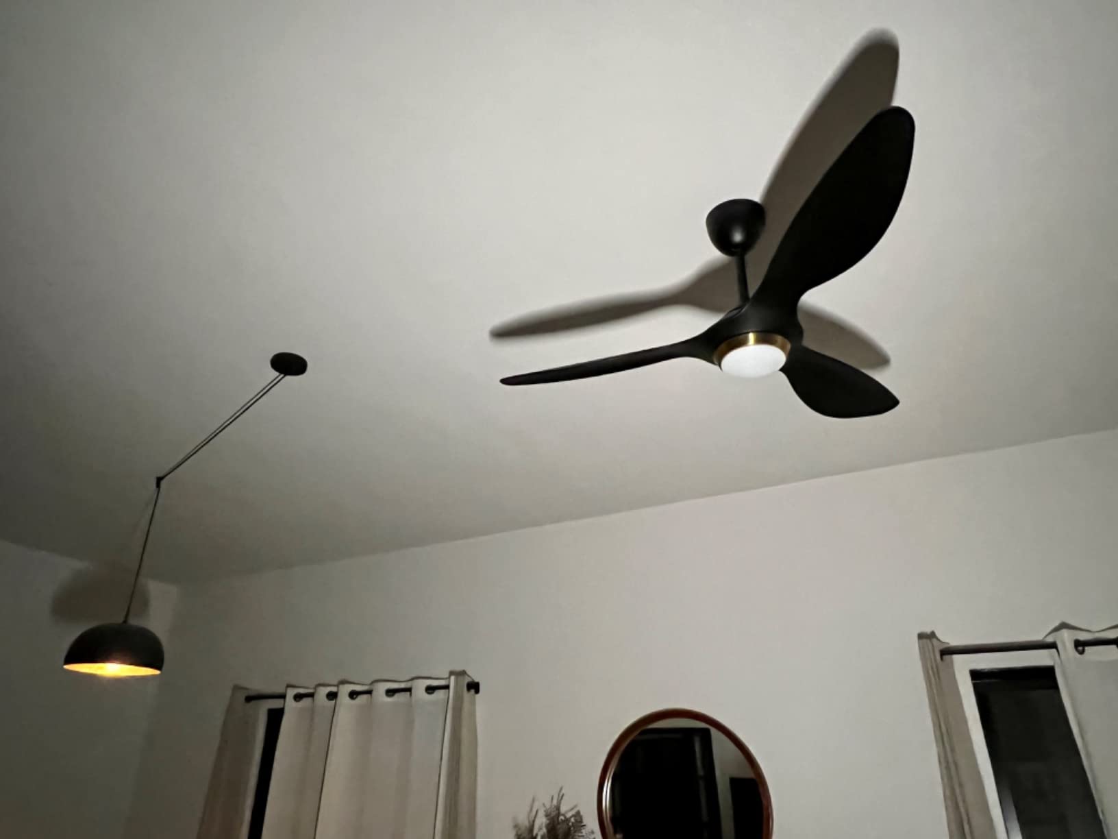 reiga 52 Inch Smart White Ceiling Fan with Light and Remote, ETL Listed Quiet DC Motor 3 Blade Indoor Outdoor Ceiling Fans for Bedroom Living Room Patios Customer Review reiga 52 Inch Smart White Ceiling Fan with Light and Remote, ETL Listed Quiet DC Motor 3 Blade Indoor Outdoor Ceiling Fans for Bedroom Living Room Patios - Customer Photo 2