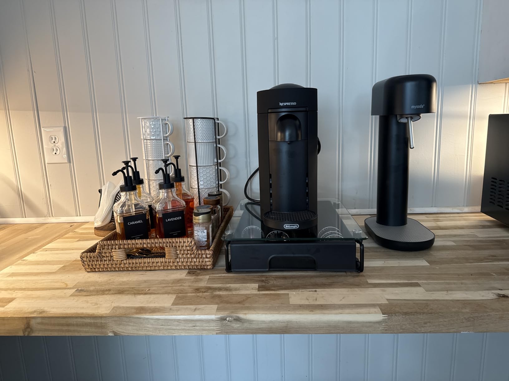 VertuoPlus Coffee and Espresso Machine by De'Longhi with Milk Frother, Ink Black - Customer Photo 2