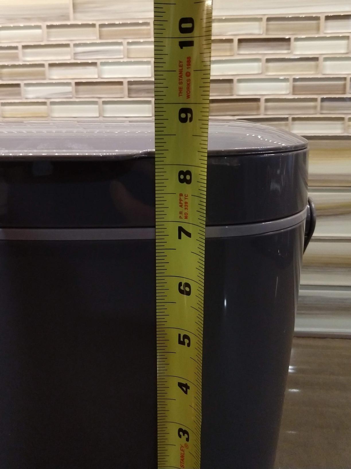 OXO Good Grips Easy-Clean Compost Bin - Charcoal - 1.75 GAL/6.62 L customer photo 2