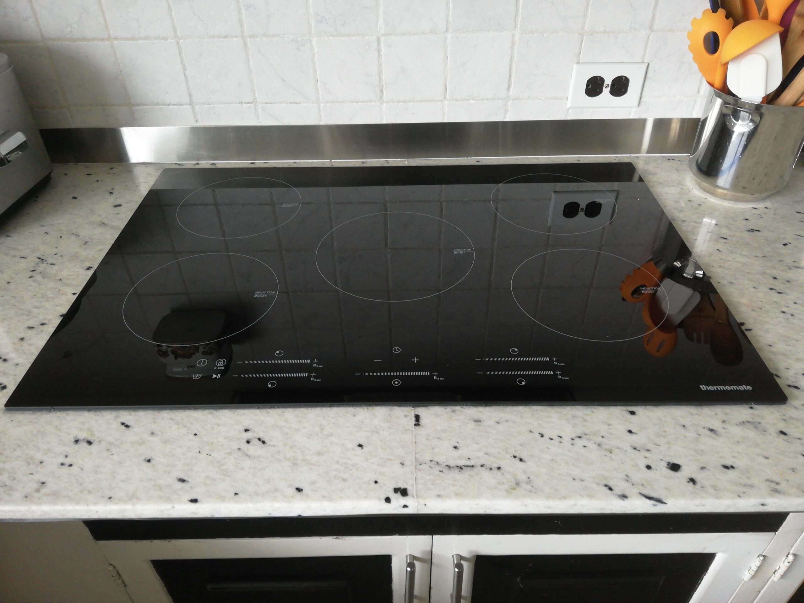 ThermoMate 30 Inch Induction Cooktop, 9000W Built in Induction Stove Top, Electric Cooktop with 5 Boost Burner, 9 Heating Level, Timer & Child Safety Lock, Sensor Touch Control, 240V Customer Review ThermoMate 30 Inch Induction Cooktop, 9000W Built in Induction Stove Top, Electric Cooktop with 5 Boost Burner, 9 Heating Level, Timer & Child Safety Lock, Sensor Touch Control, 240V - Customer Photo 1