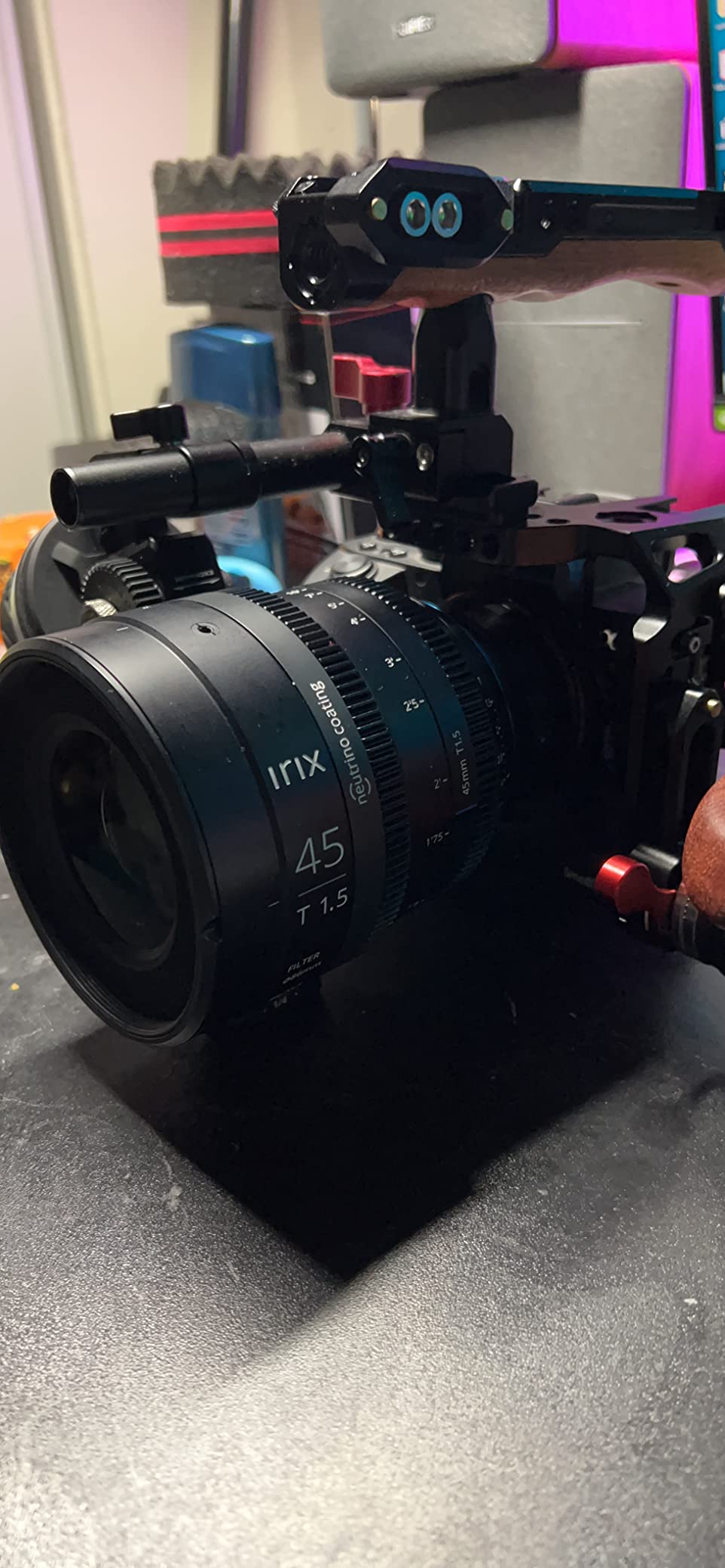Irix Cine 45mm T1.5 Cinema Lens for Sony E-Mount Cameras | Military Certified for Humidity and Freezing Rain/Icing | Compatible with Magnetic Filters | Distance Scale in Feet Customer Review Irix Cine 45mm T1.5 Cinema Lens for Sony E-Mount Cameras | Military Certified for Humidity and Freezing Rain/Icing | Compatible with Magnetic Filters | Distance Scale in Feet - Customer Photo 1