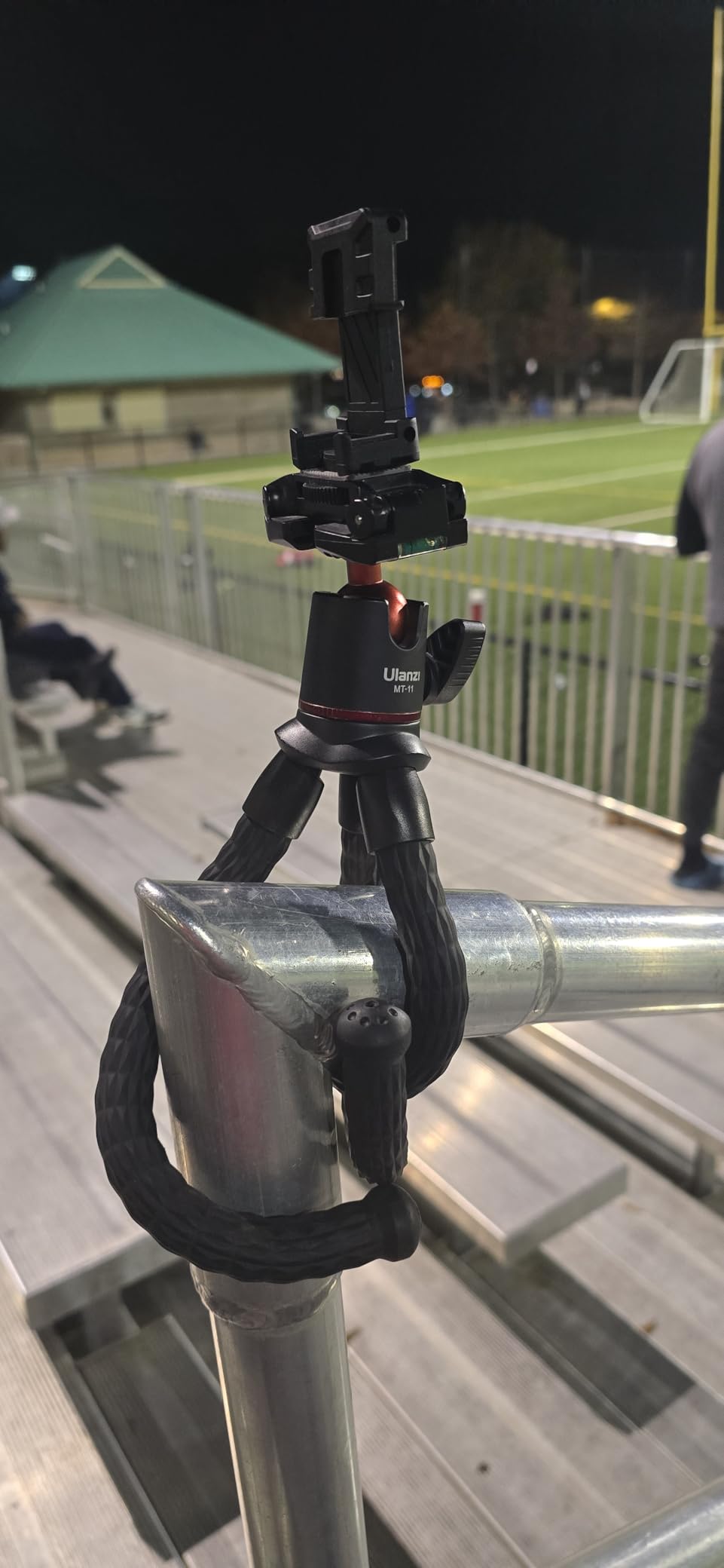 ULANZI Camera Tripod, Mini Flexible Stand w Hidden Phone Holder w Cold Shoe Mount, 1/4'' Screw f Magic Arm, Universal f iPhone 17 16 15 14 Pro Max XS Max X Samsung Canon Nikon Sony DJ Pocket 3 Cameras - Customer Photo 2