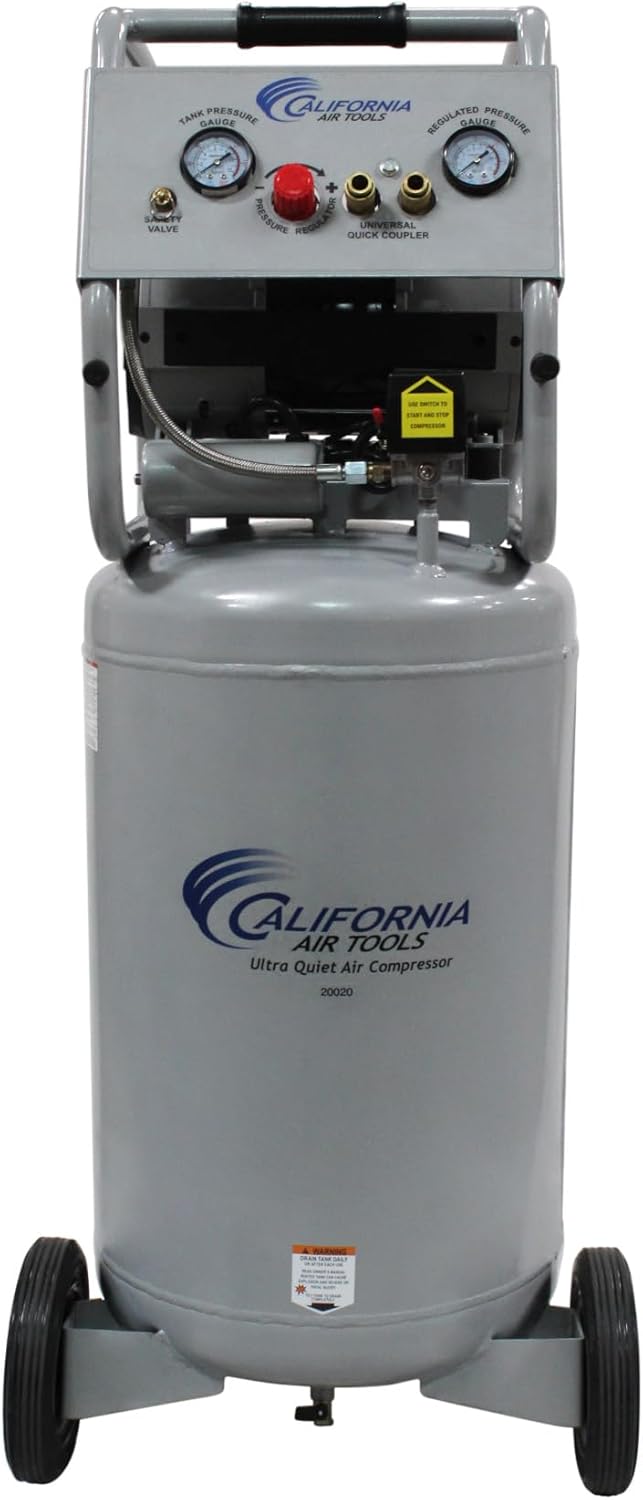 California Air Tools 20020 2.0 HP Ultra Quiet and Oil-Free Air Compressor with Wheels, 20 Gallon Tank Capacity, 70 dB Noise Level, Electric, Portable customer photo 1